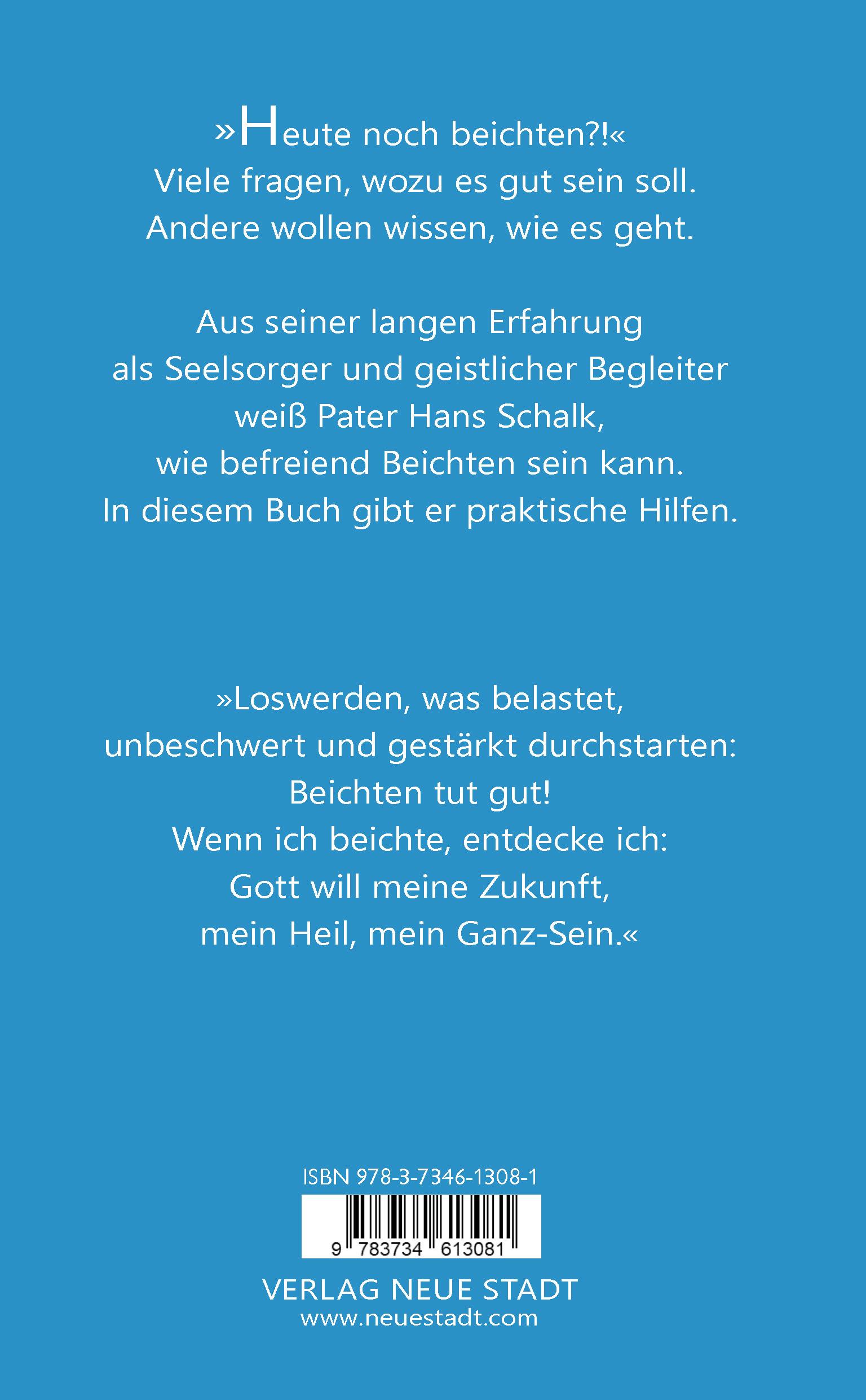 Rückseitencover Beichten befreit