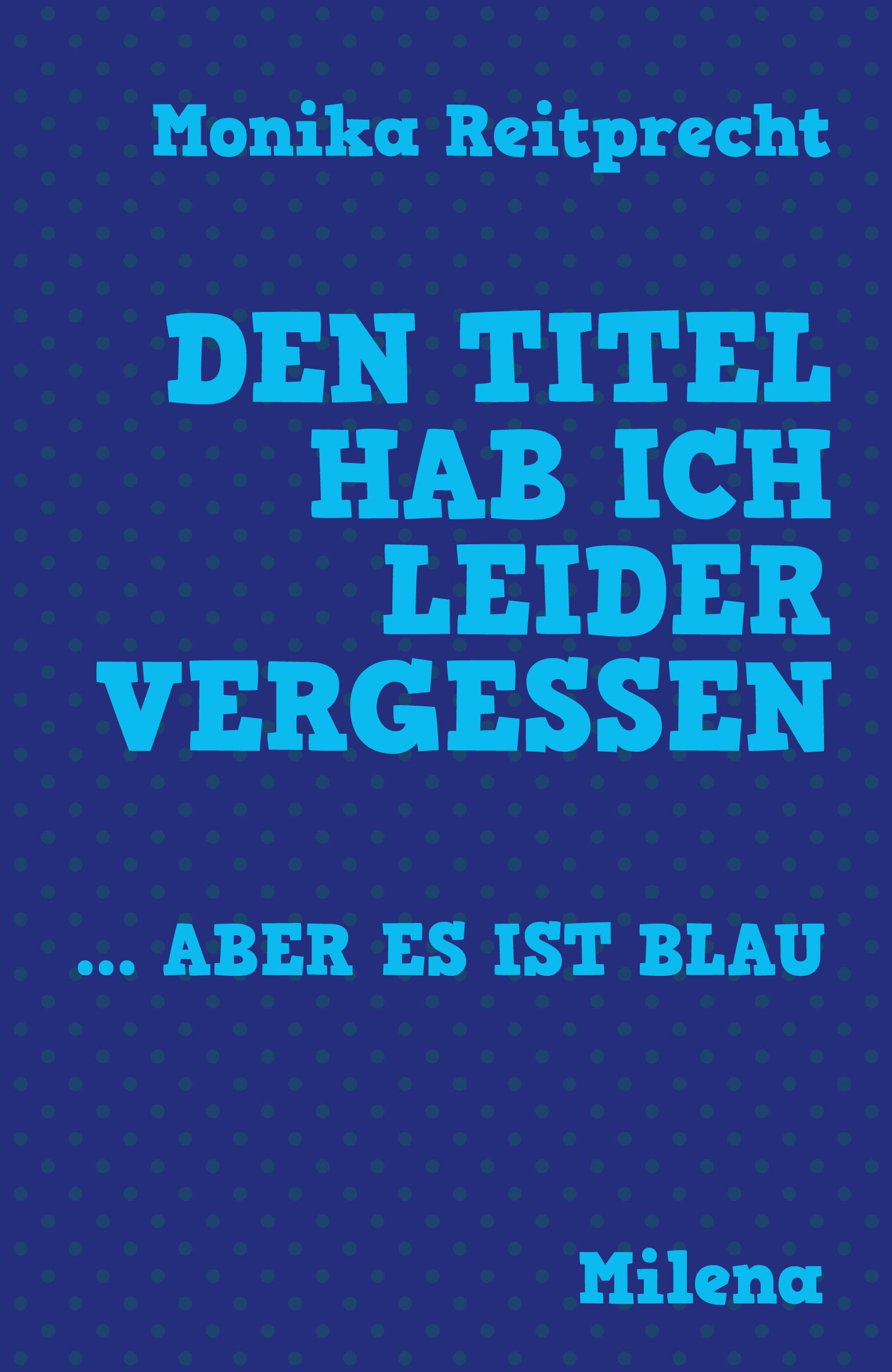 Vorderes Coverbild Den Titel hab ich leider vergessen ... aber es ist blau