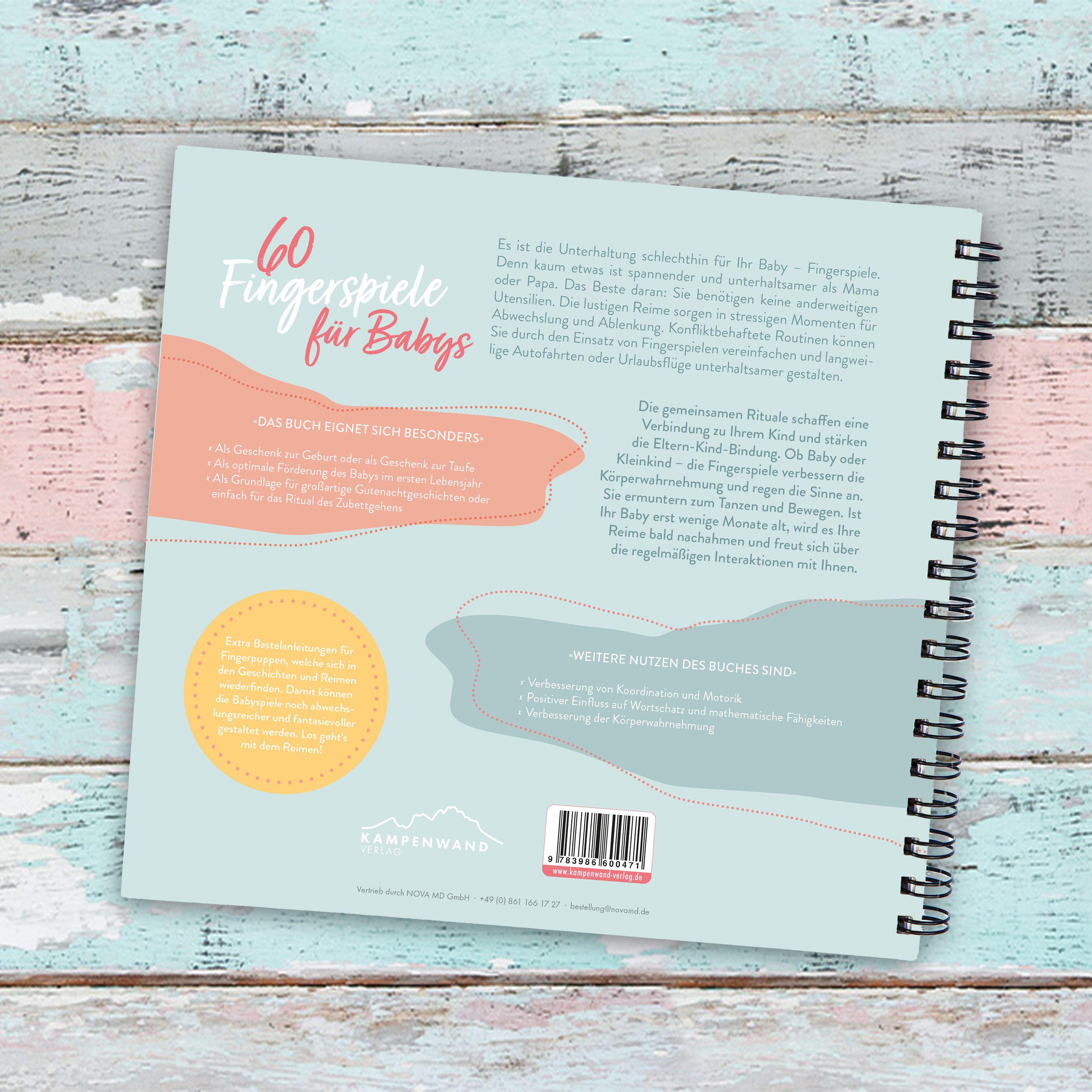 Beispielinhalt (Bild) 60 Fingerspiele für Babys