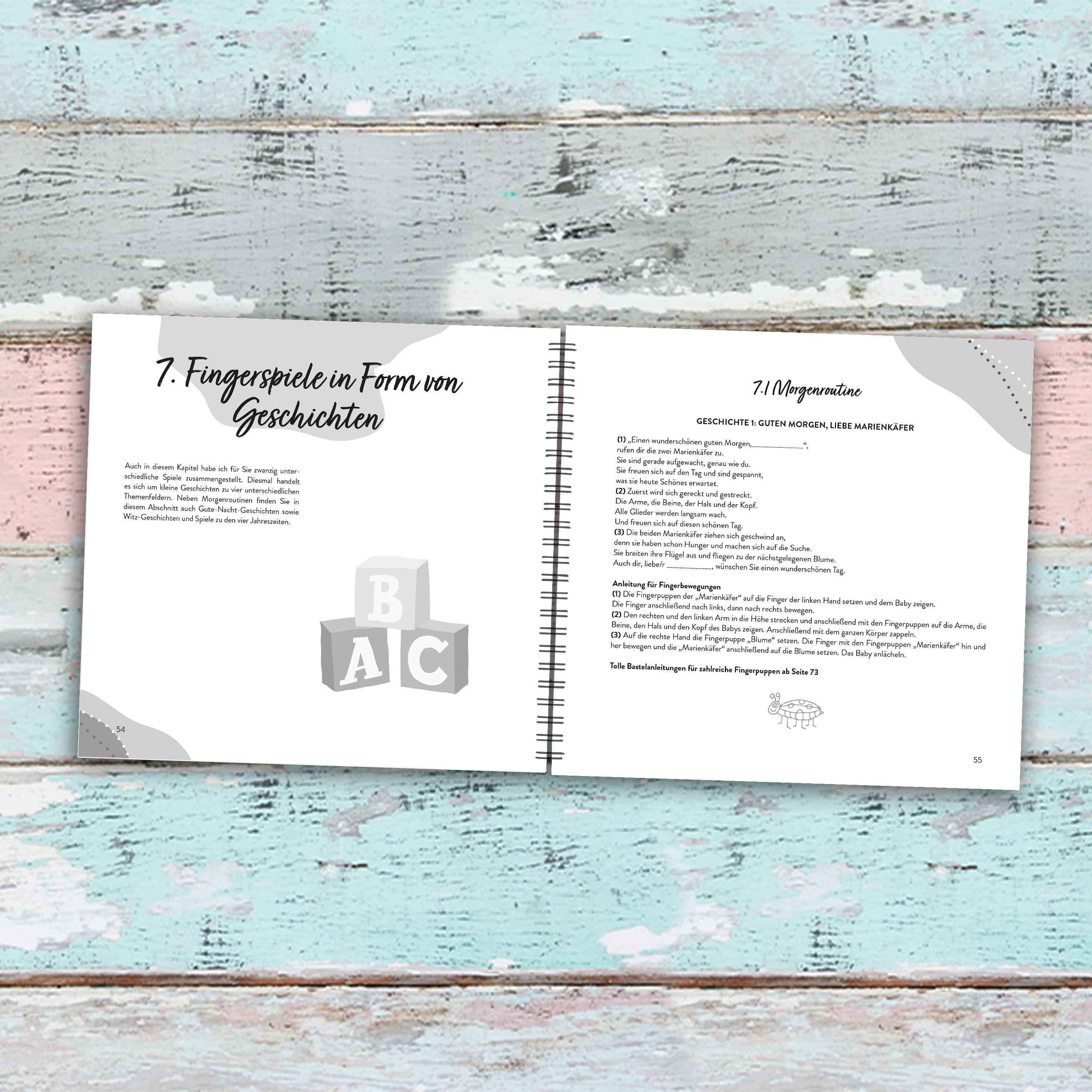 Beispielinhalt (Bild) 60 Fingerspiele für Babys