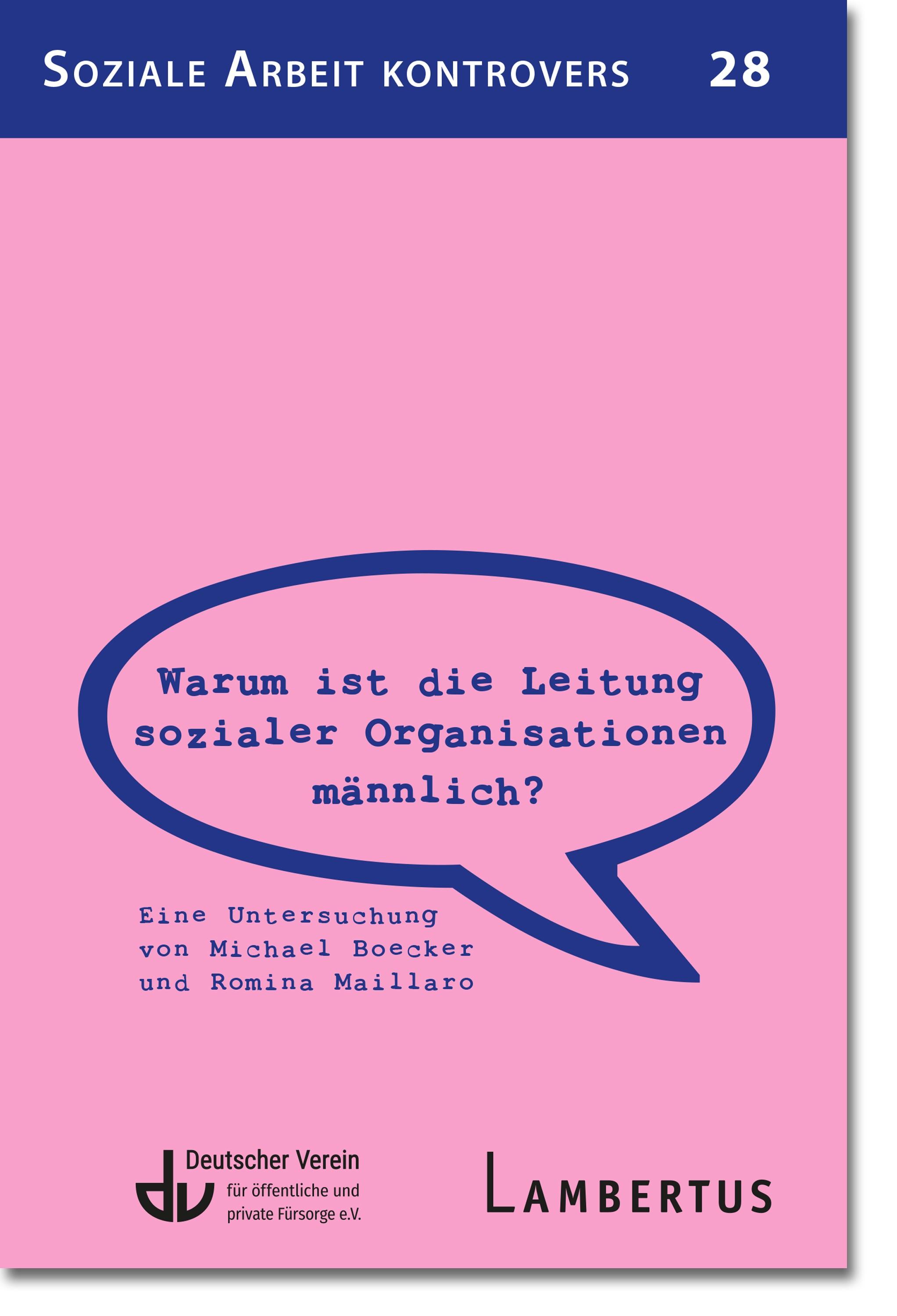 Vorderes Coverbild Warum ist die Leitung sozialer Organisationen männlich?