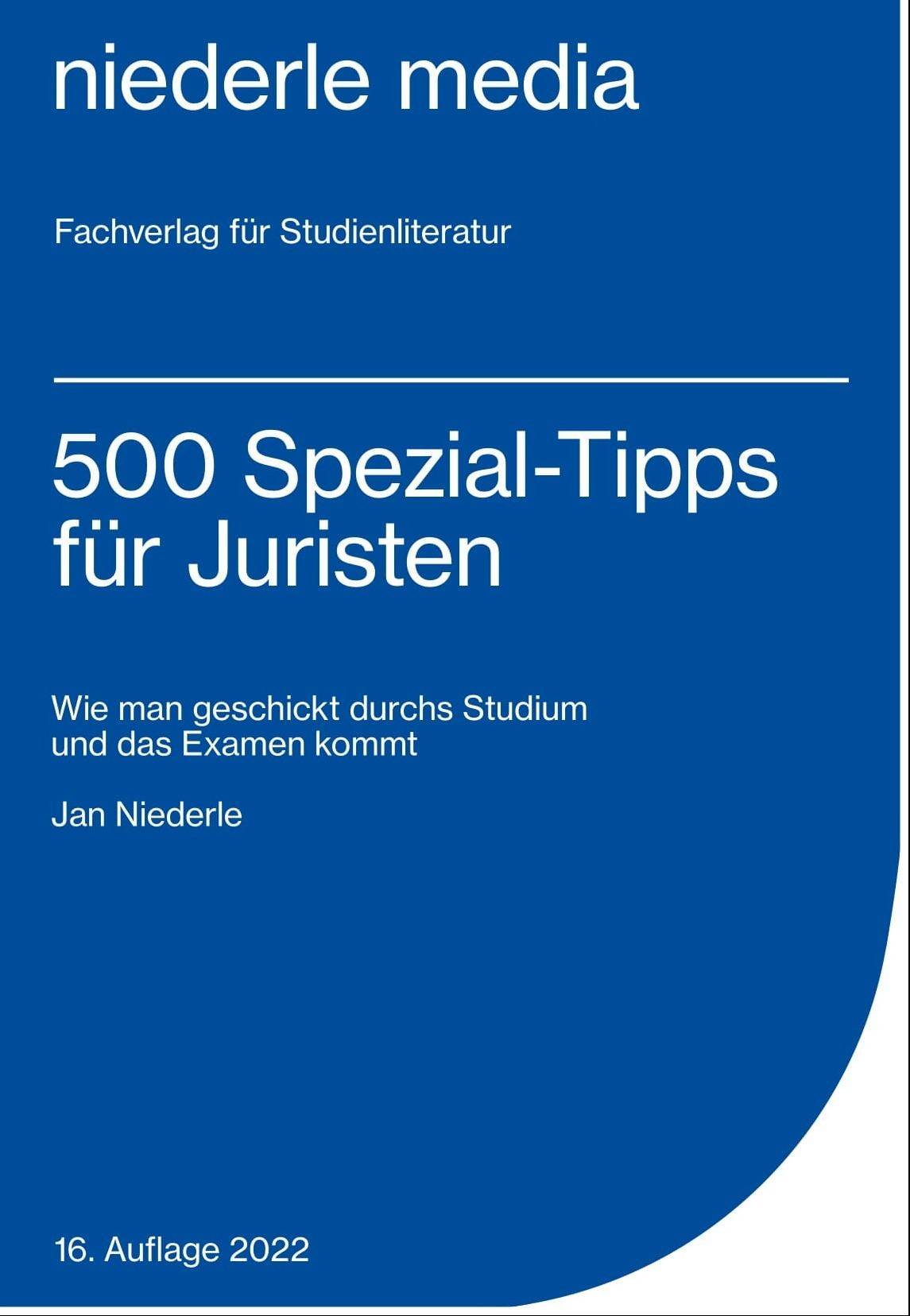 Vorderes Coverbild 500 Spezial-Tipps für Juristen