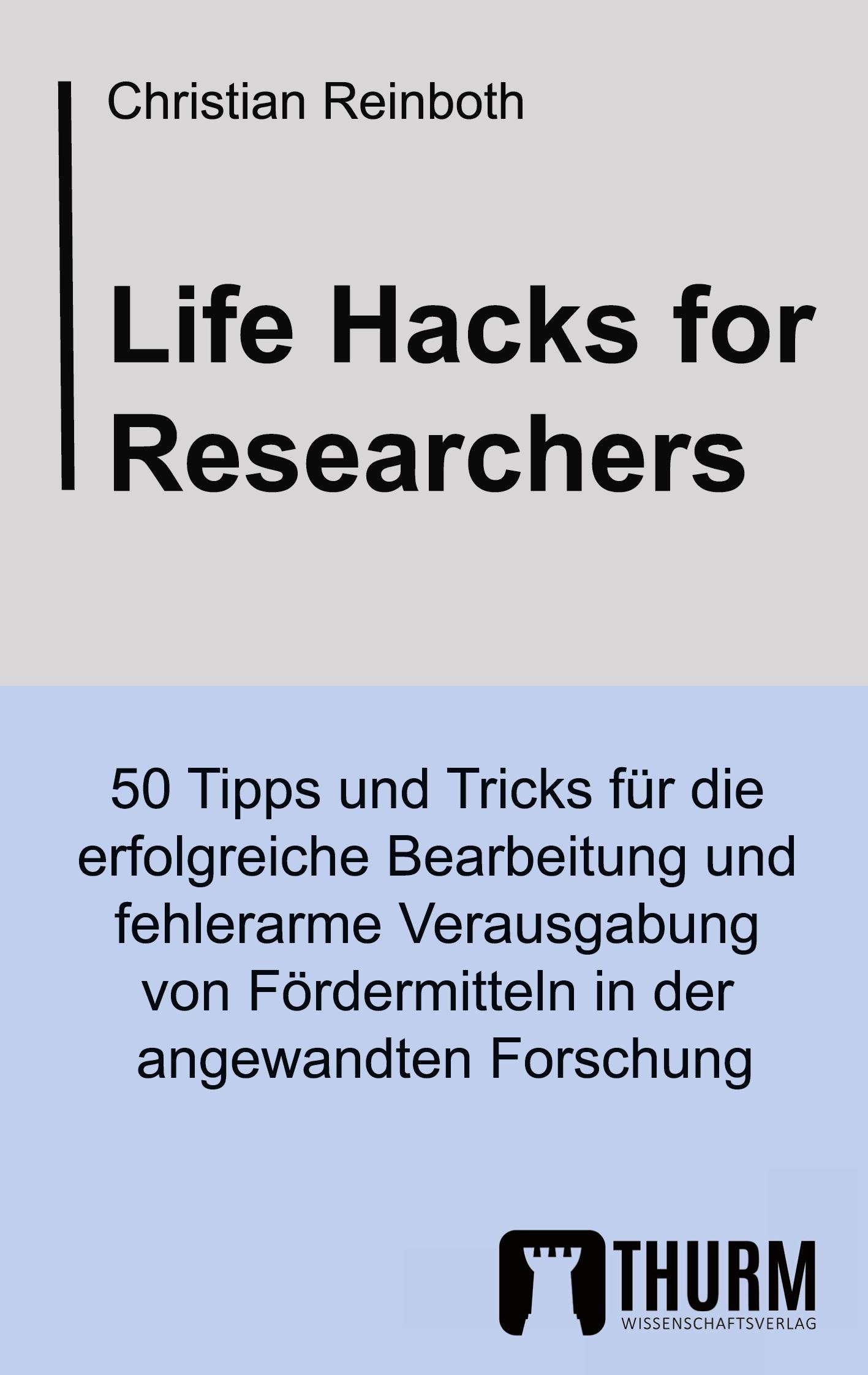 Vorderes Coverbild Life Hacks for Researchers