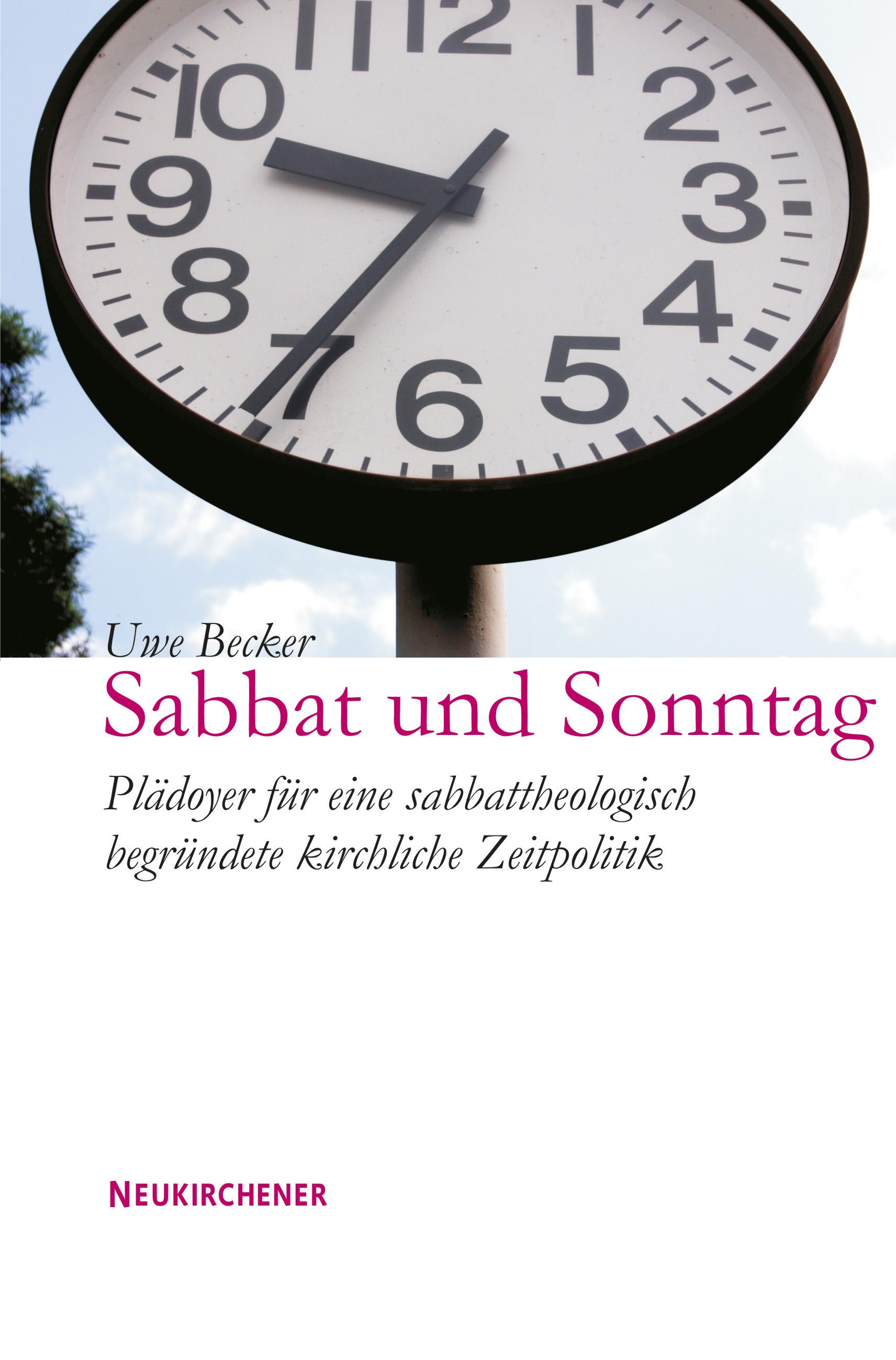Vorderes Coverbild Sabbat und Sonntag