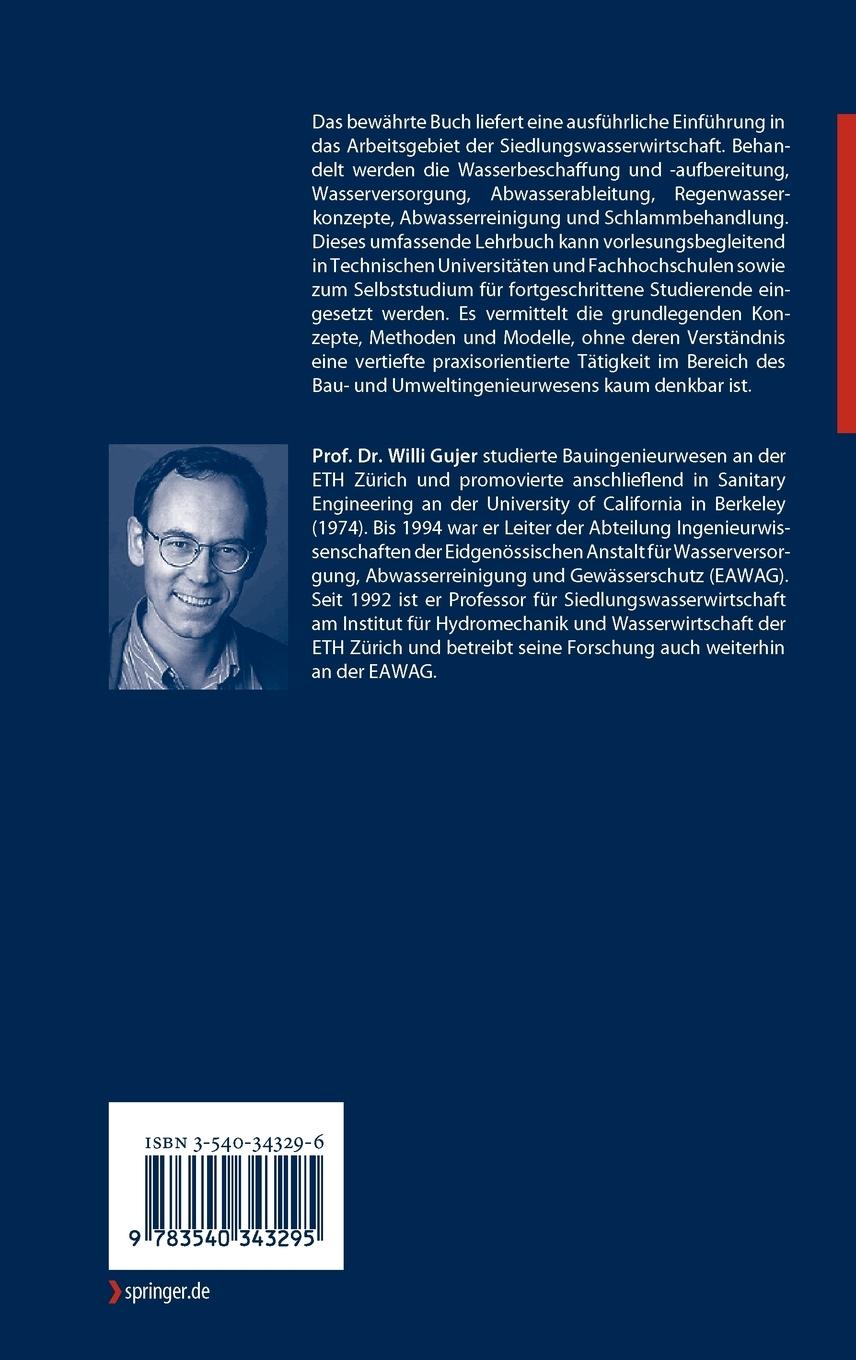 Rückseitencover Siedlungswasserwirtschaft