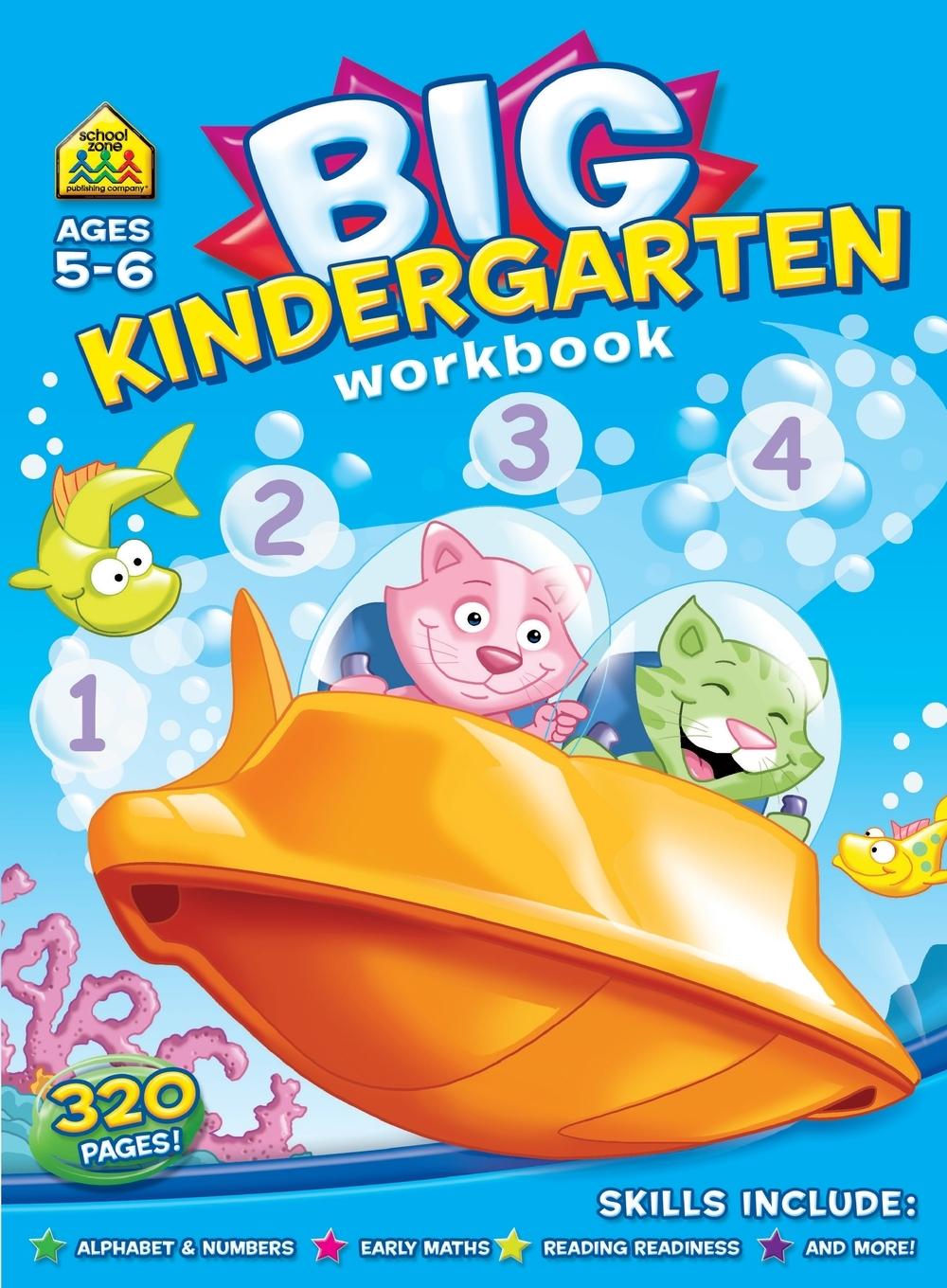 Vorderes Coverbild Big Kindergarten Workbook (Ages 5-6)