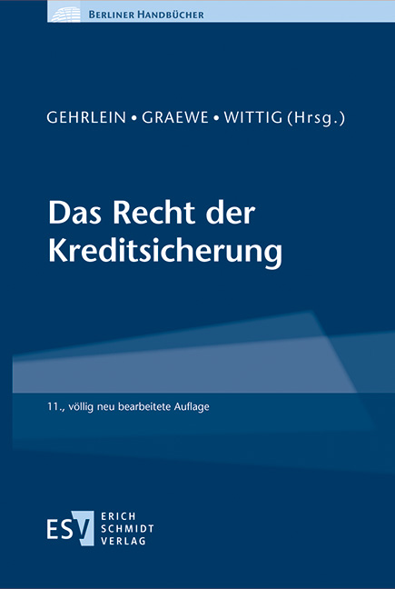 Vorderes Coverbild Das Recht der Kreditsicherung