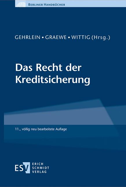 Vorderes Coverbild Das Recht der Kreditsicherung