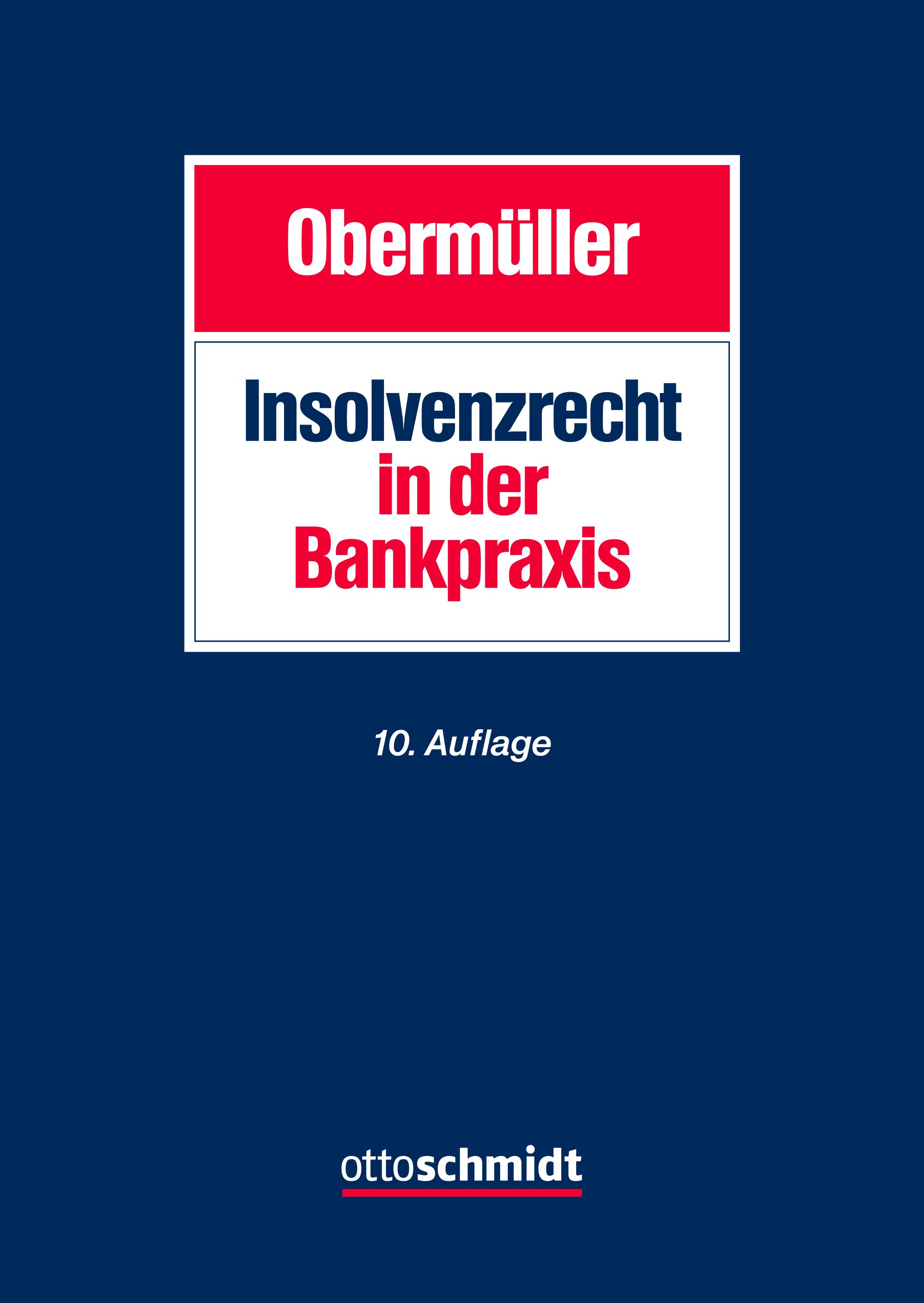 Vorderes Coverbild Insolvenzrecht in der Bankpraxis