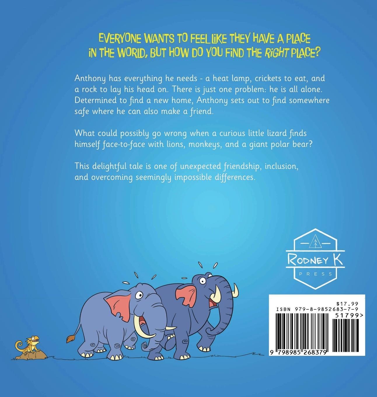 Rückseitencover No Place for a Lizard