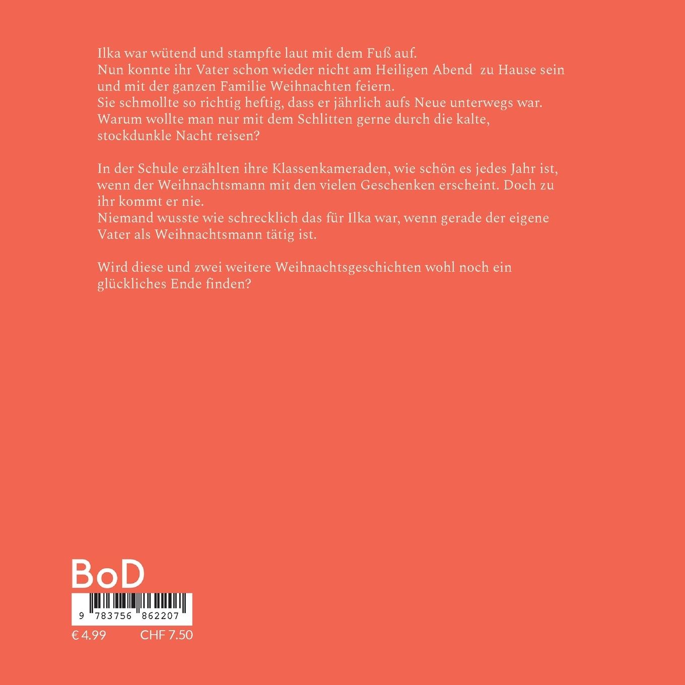 Rückseitencover Ilka, die Tochter vom Weihnachtsmann