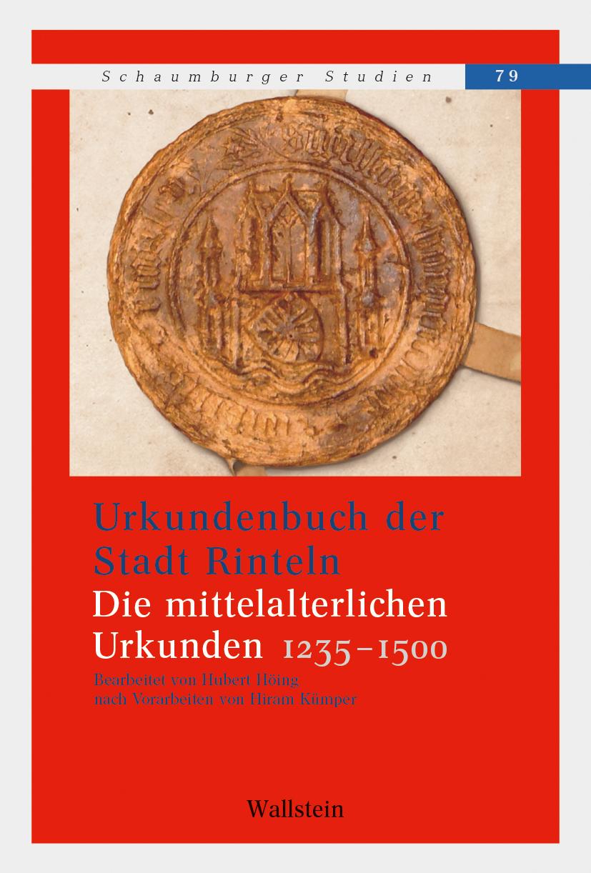 Vorderes Coverbild Urkundenbuch der Stadt Rinteln