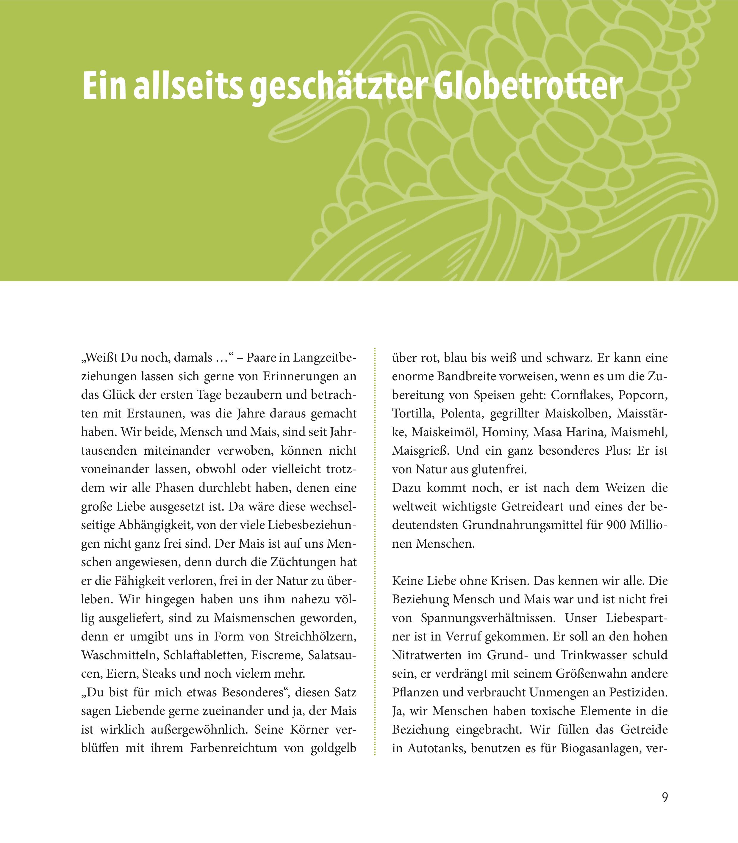 Beispielinhalt (Bild) Mensch & Mais