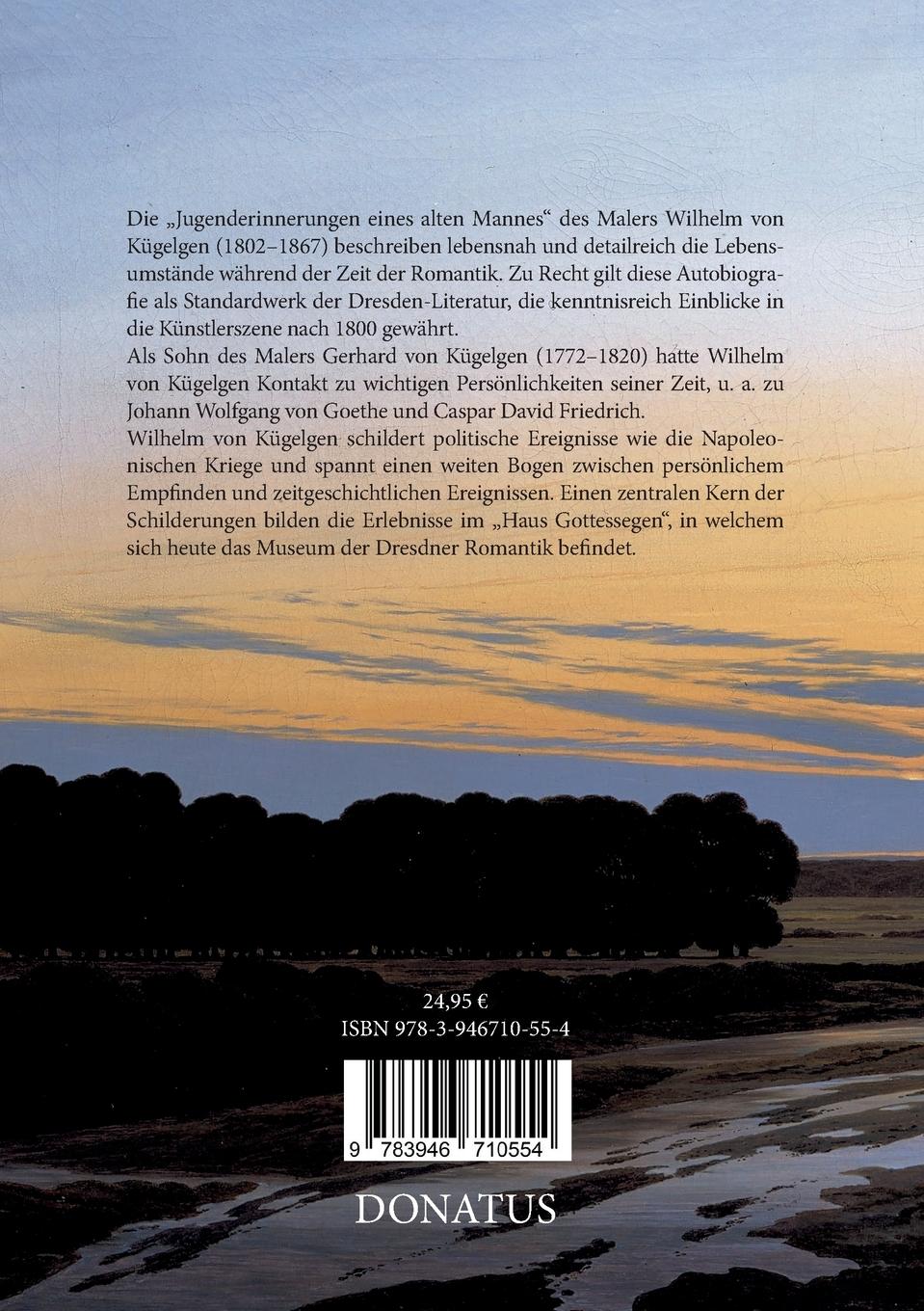 Rückseitencover Jugenderinnerungen eines alten Mannes