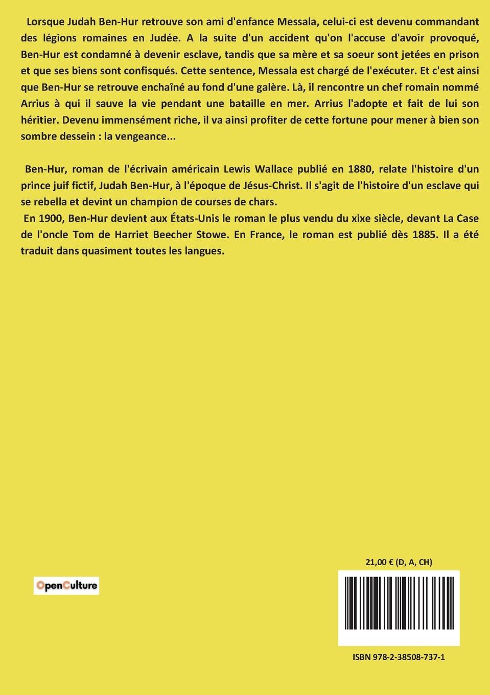 Rückseitencover Ben-Hur