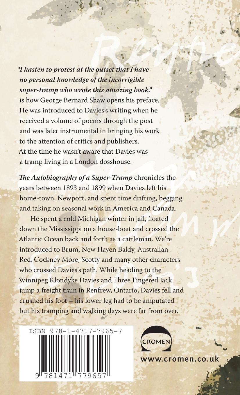 Rückseitencover The Autobiography of a Super-Tramp