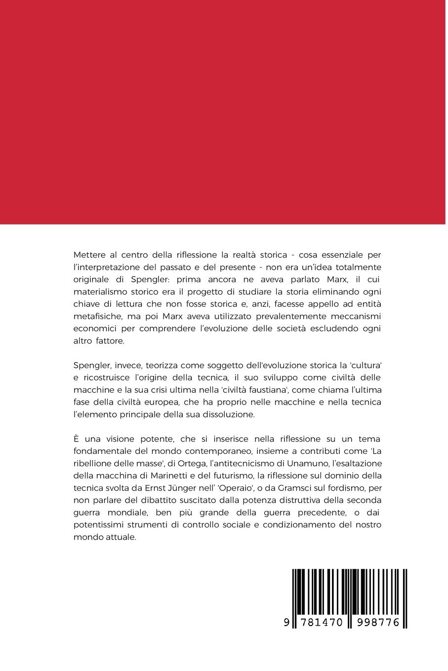 Rückseitencover L'uomo e la macchina