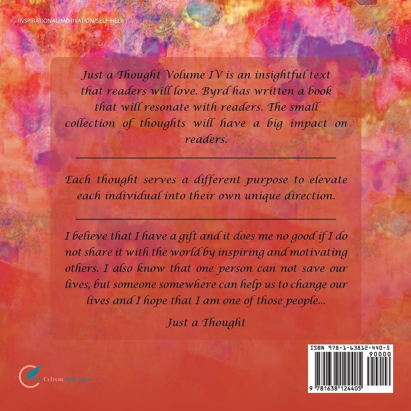 Rückseitencover Just A Thought IV