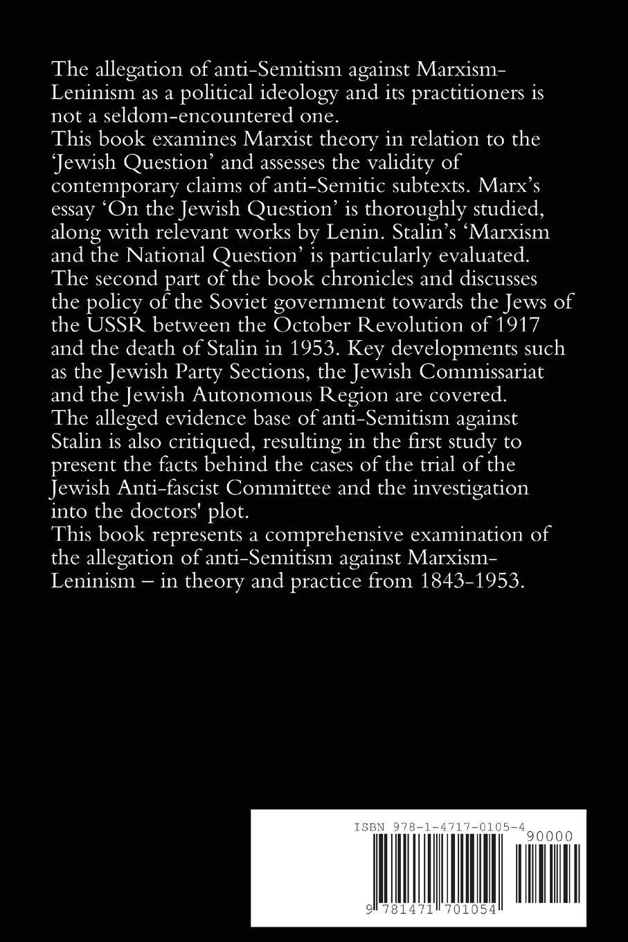 Rückseitencover Marxism and the Jewish Question