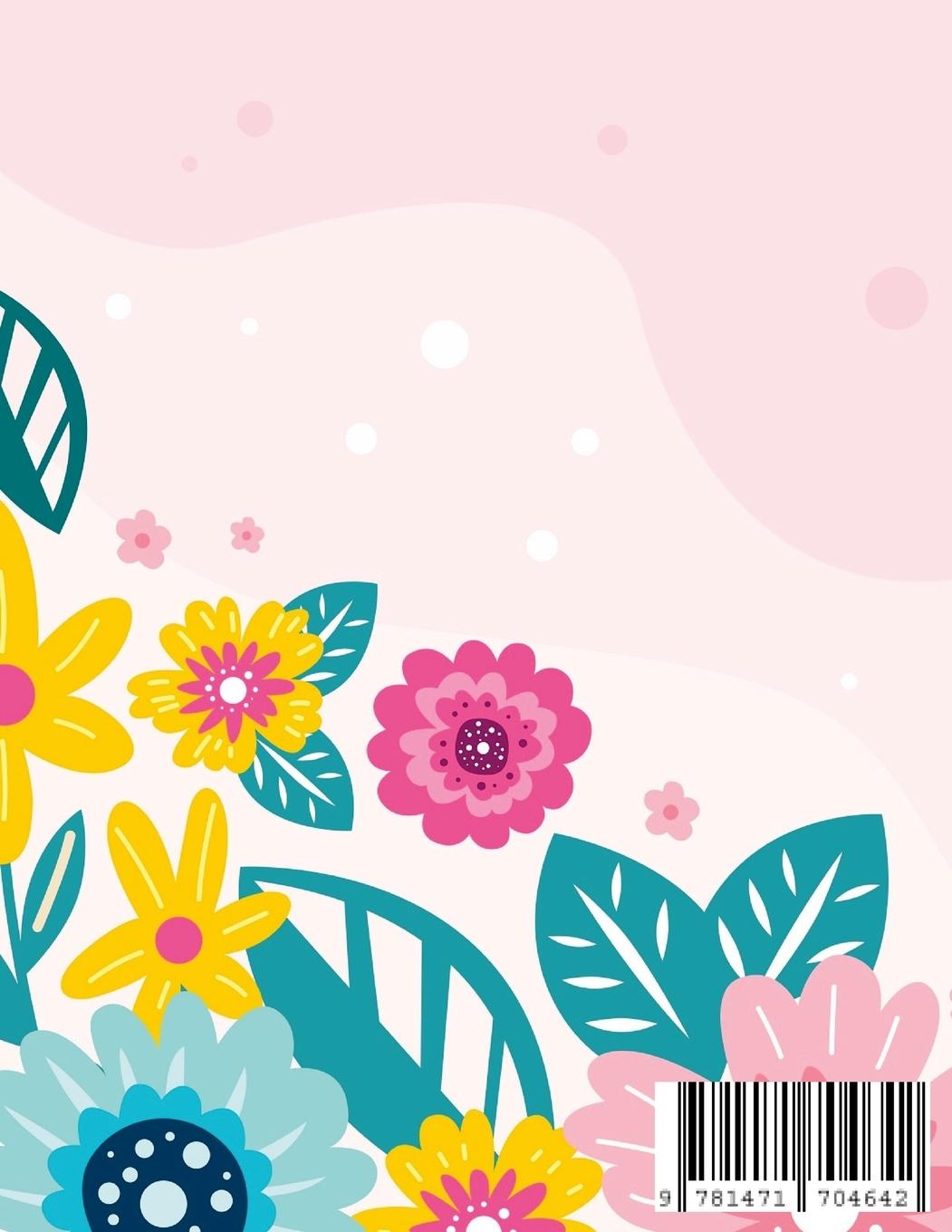 Rückseitencover Flower Doodle Journal