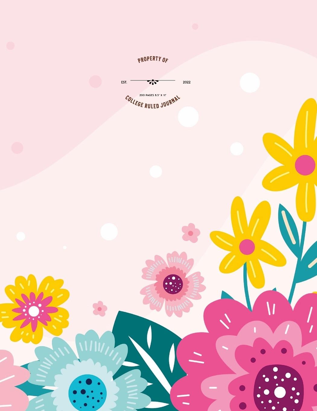 Vorderes Coverbild Flower Doodle Journal