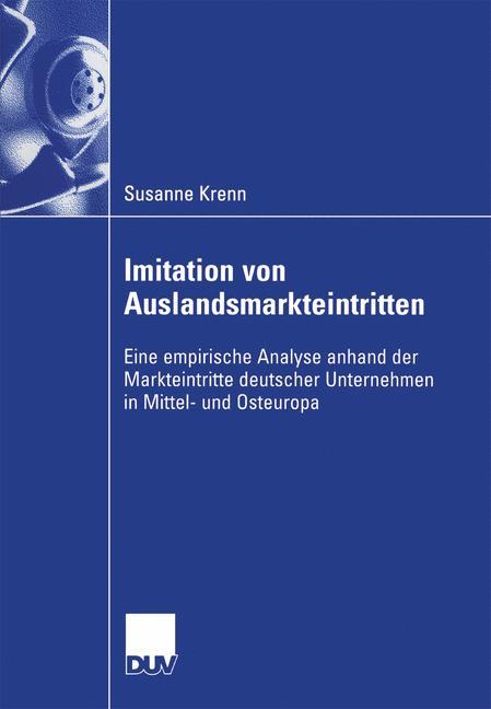 Vorderes Coverbild Imitation von Auslandsmarkteintritten