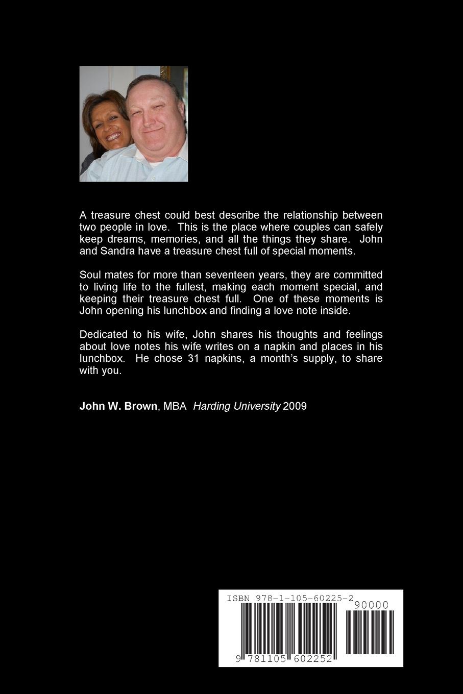 Rückseitencover Love Notes on a Napkin