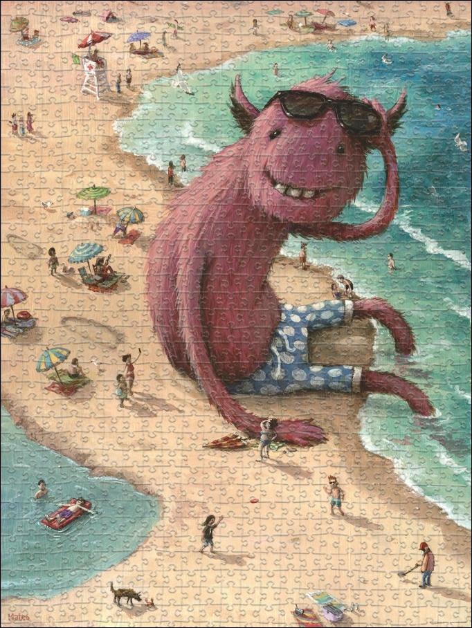 Beispielinhalt (Bild) Beach Boy - Puzzle 1500 Teile