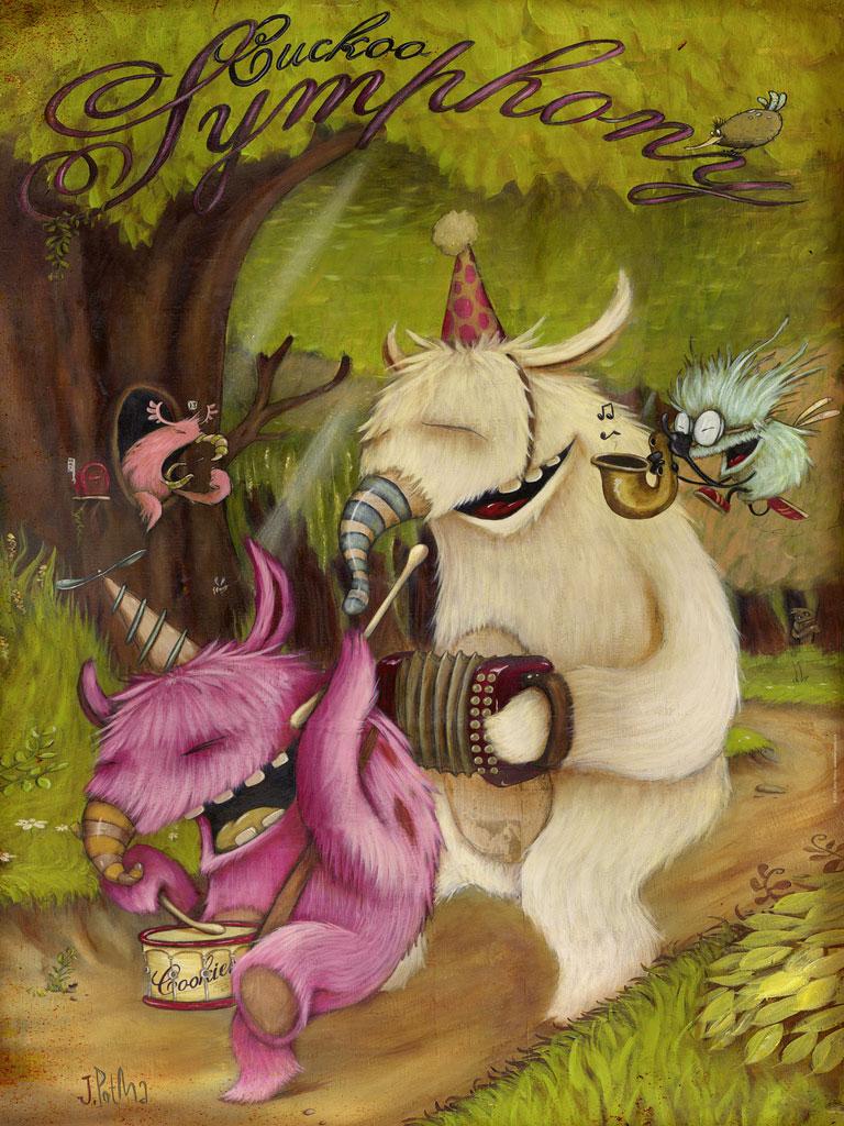 Beispielinhalt (Bild) Cuckoo Symphony Puzzle 1500 Teile