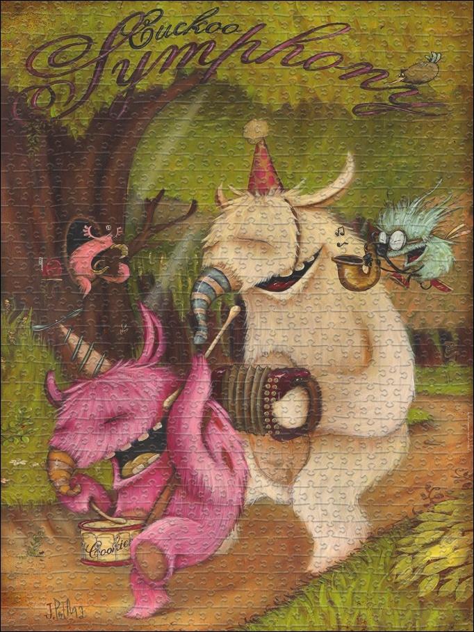 Beispielinhalt (Bild) Cuckoo Symphony Puzzle 1500 Teile