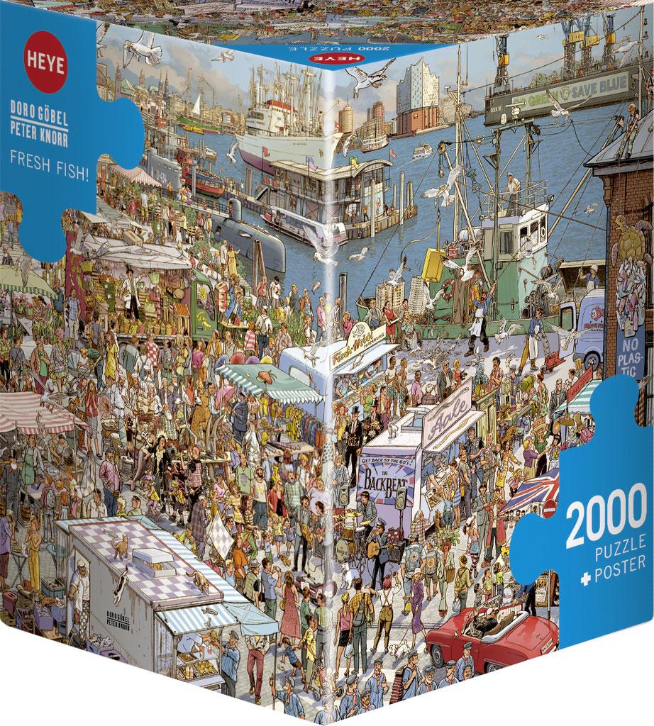 Vorderes Coverbild Fresh Fish! Puzzle 2000 Teile