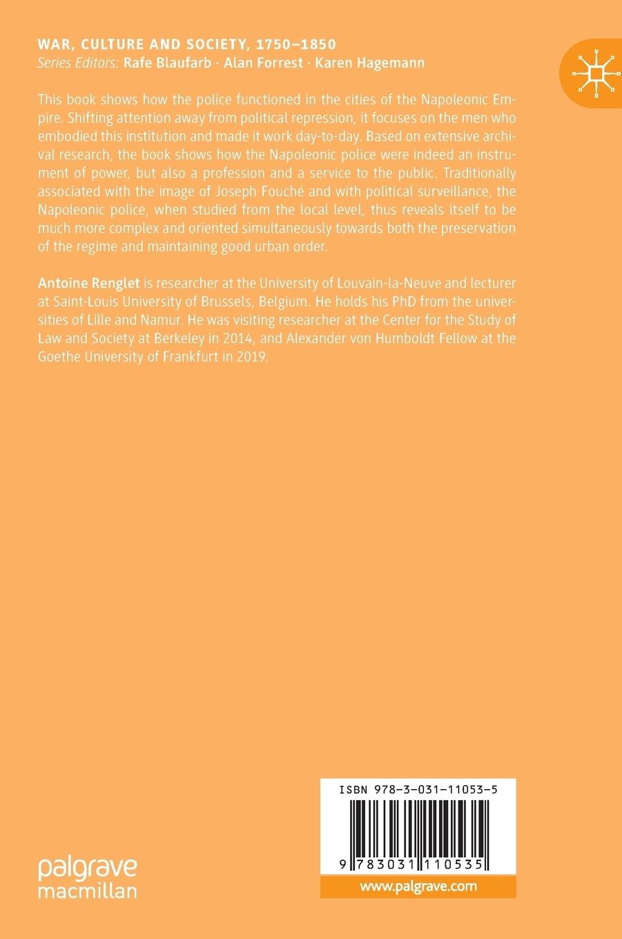 Rückseitencover Policing Cities in Napoleonic Europe