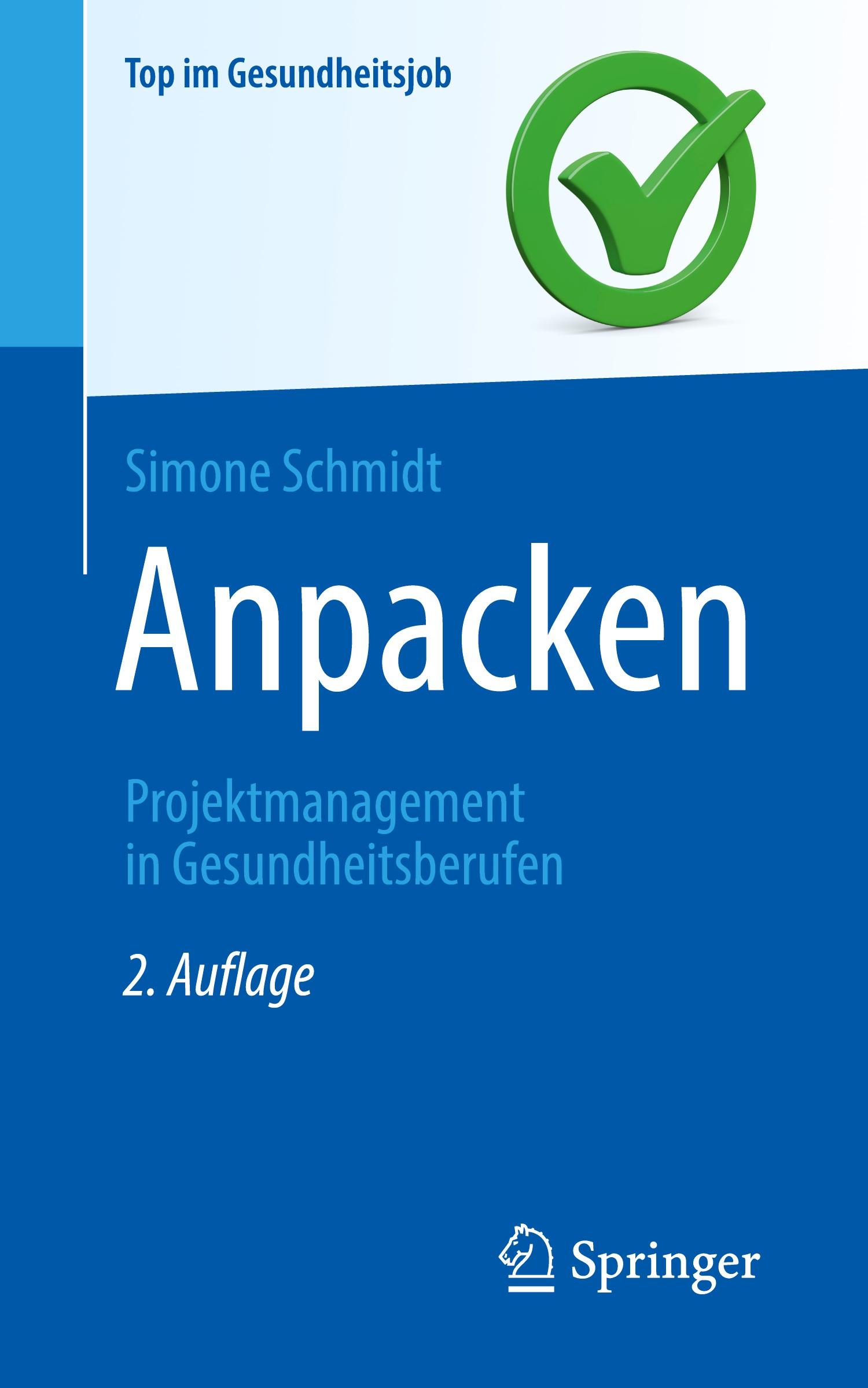 Vorderes Coverbild Anpacken -Projektmanagement in Gesundheitsberufen