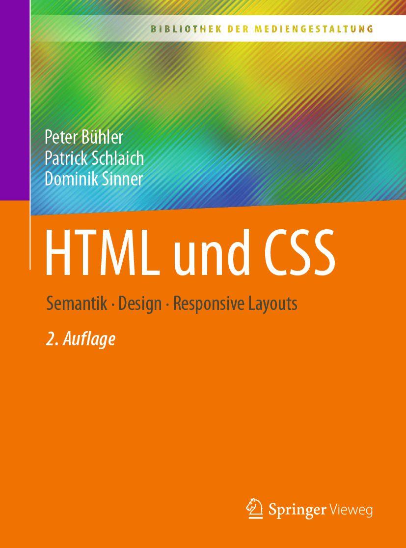 Vorderes Coverbild HTML5 und CSS3