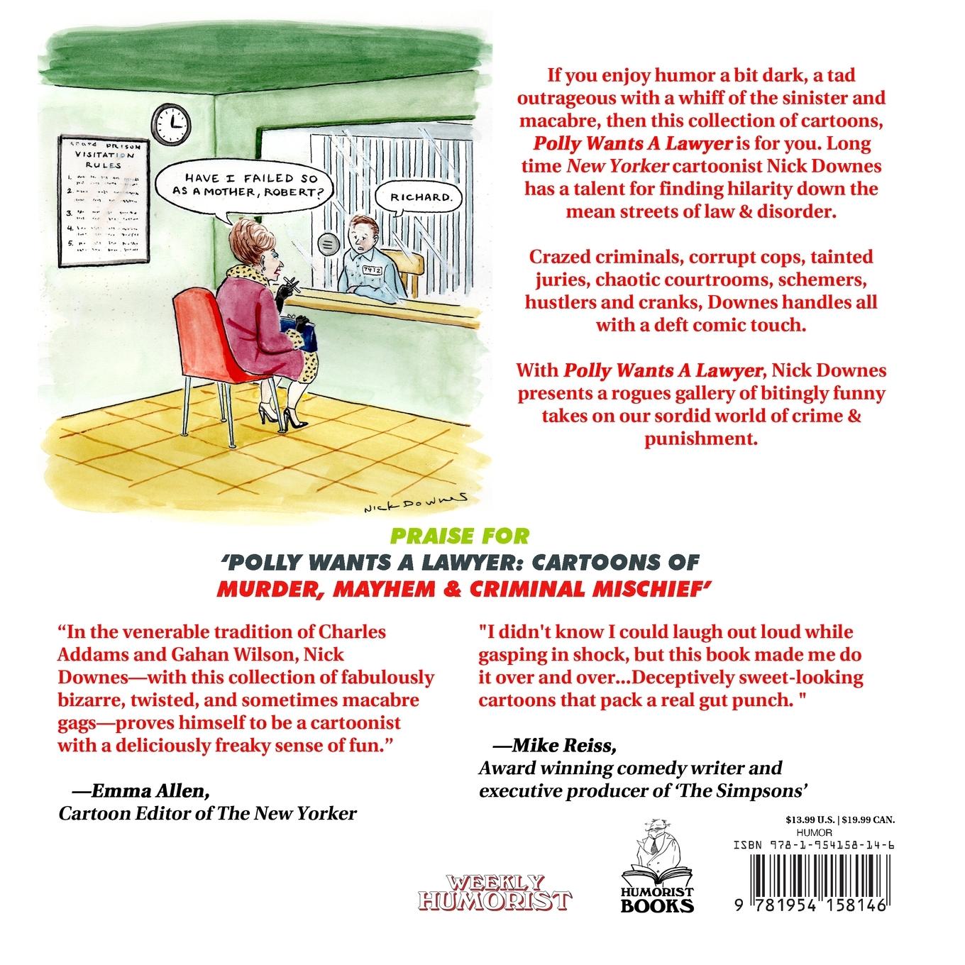 Rückseitencover Polly Wants a Lawyer