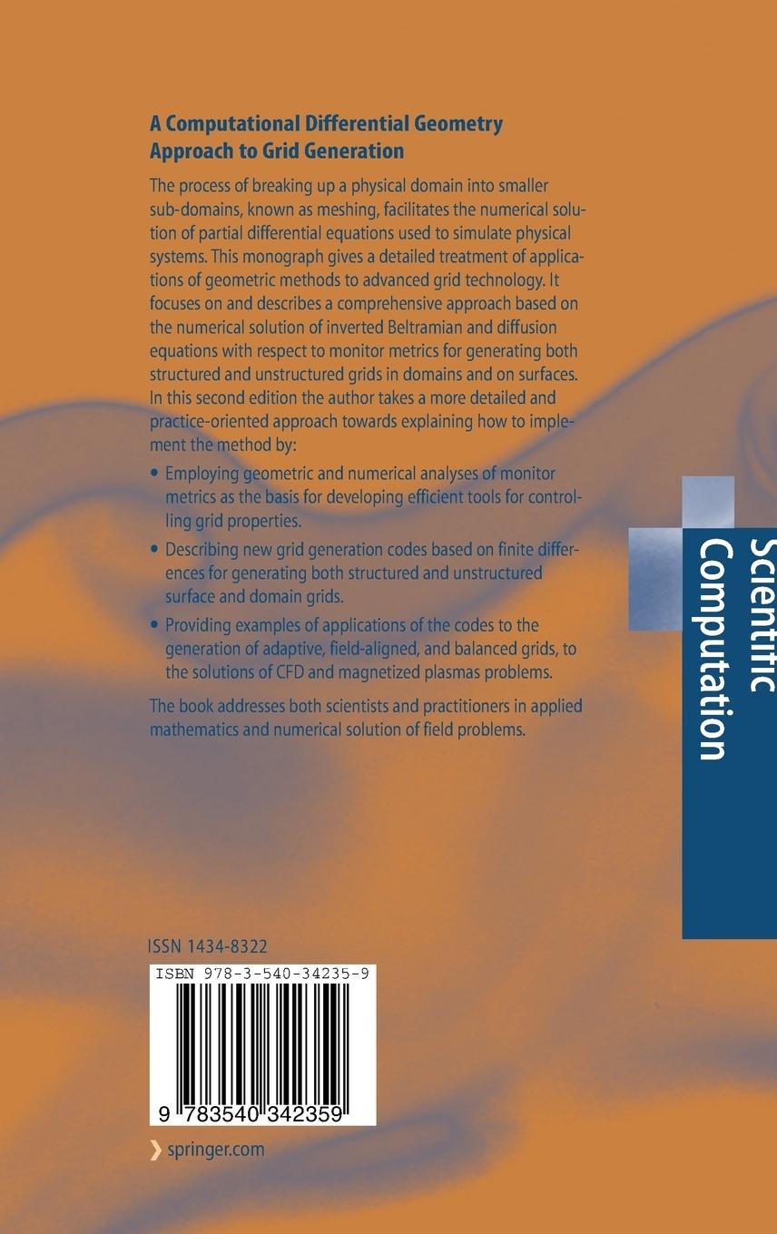 Rückseitencover A Computational Differential Geometry Approach to Grid Generation