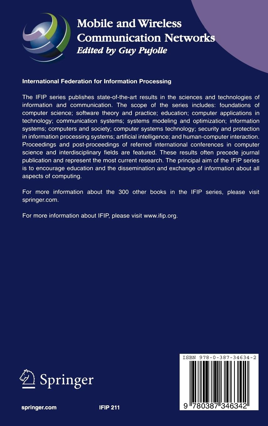 Rückseitencover Mobile and Wireless Communication Networks