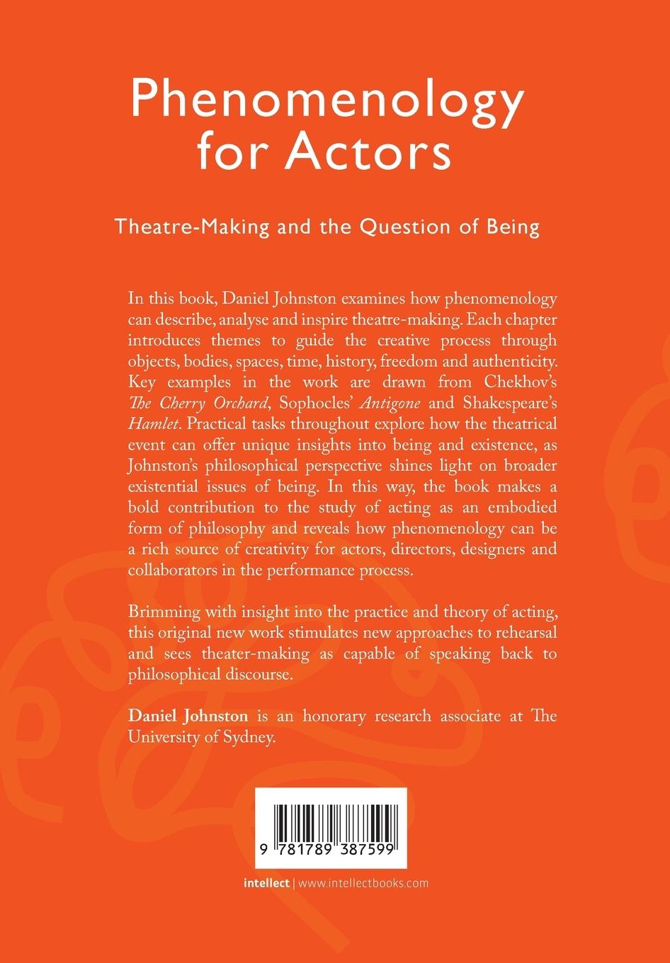 Rückseitencover Phenomenology for Actors