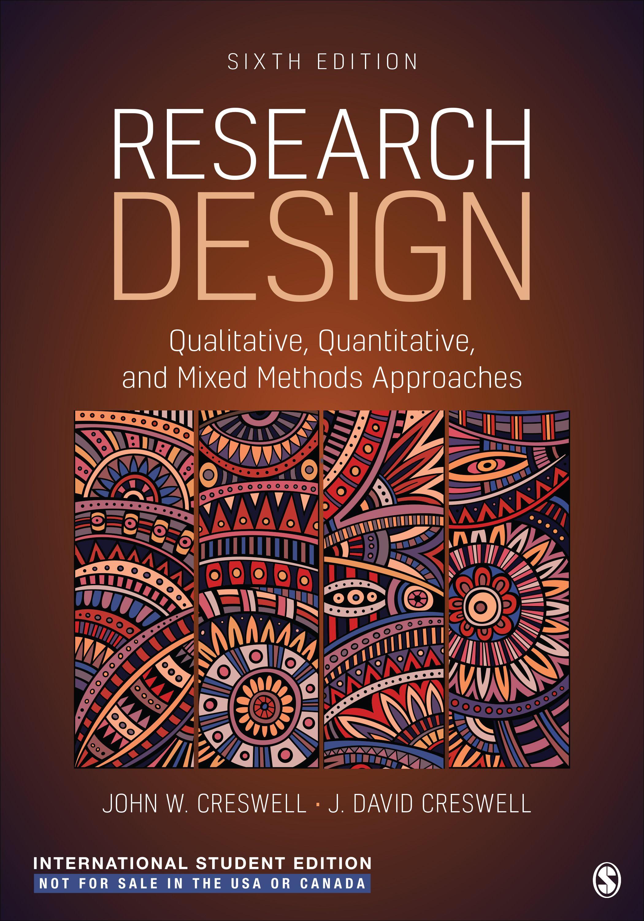 Vorderes Coverbild Research Design - International Student Edition