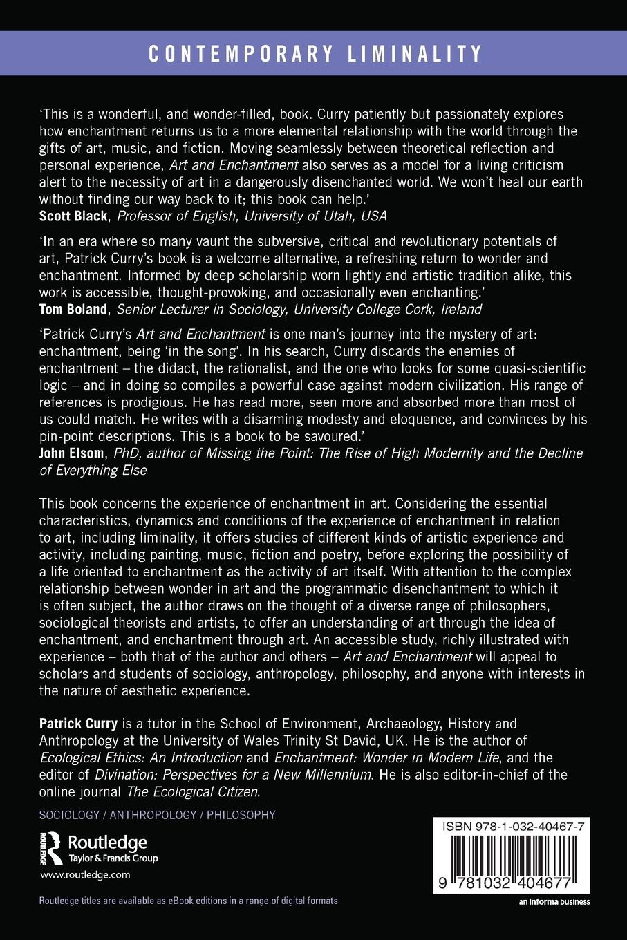 Rückseitencover Art and Enchantment