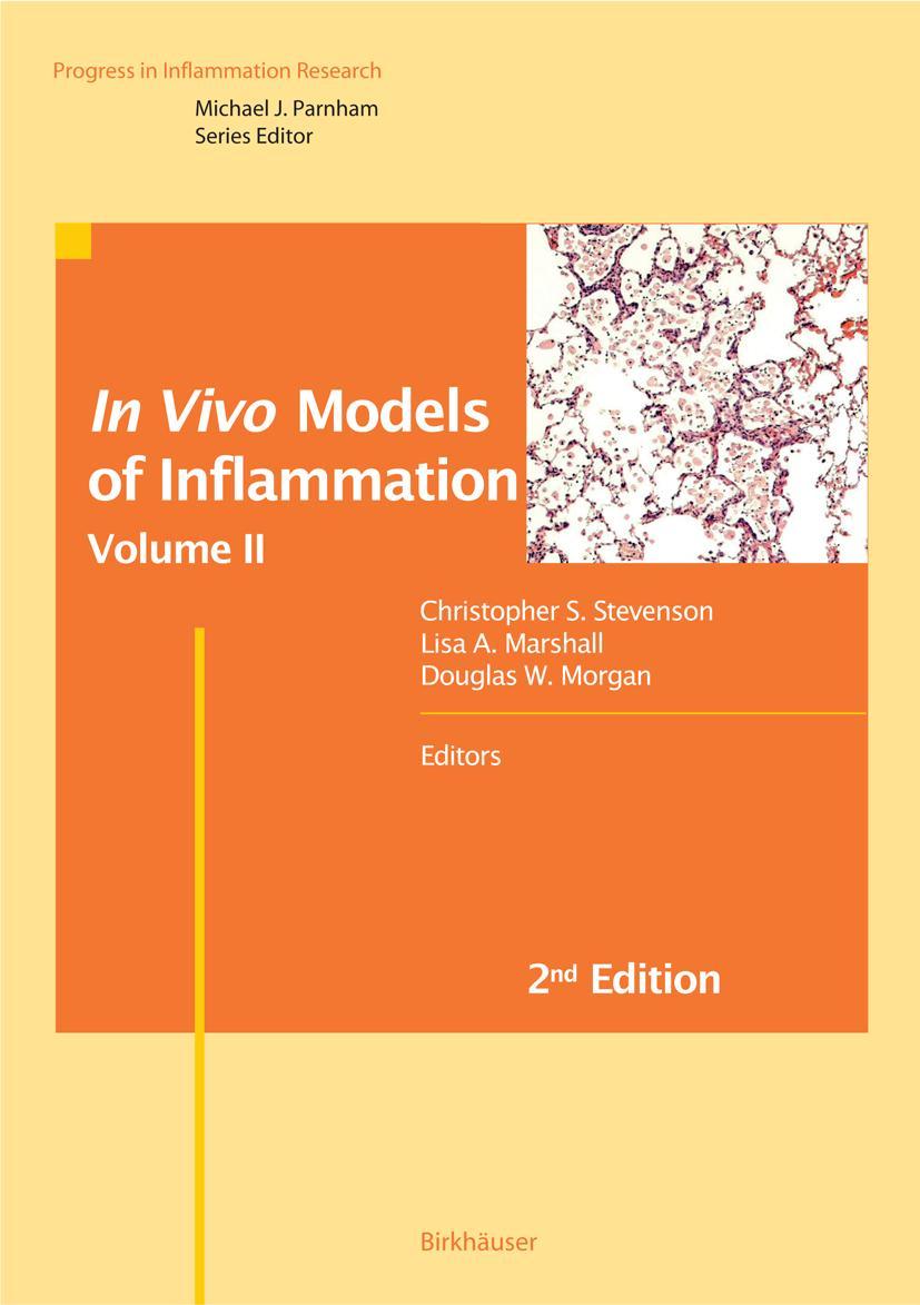 Vorderes Coverbild In Vivo Models of Inflammation