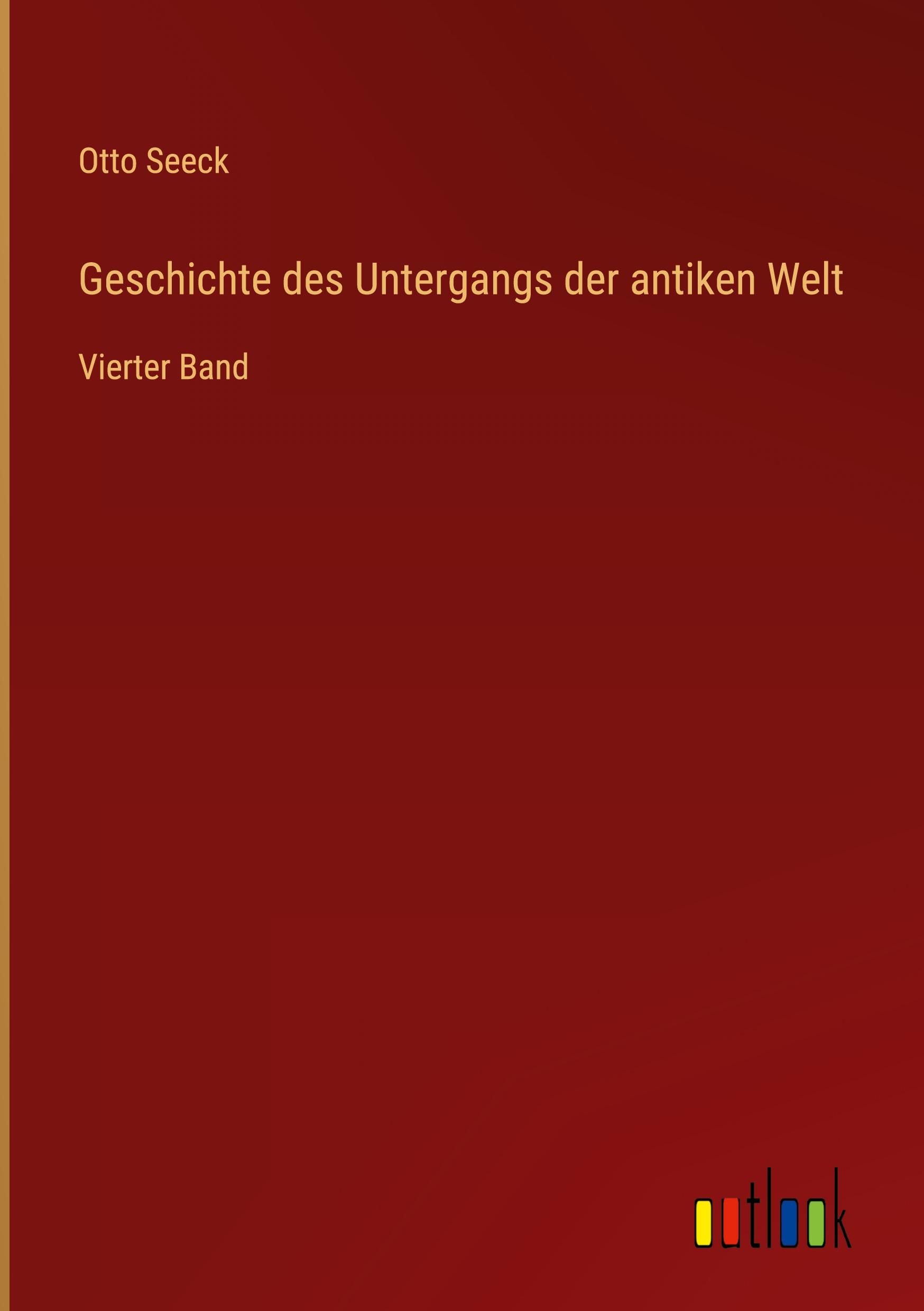 Vorderes Coverbild Geschichte des Untergangs der antiken Welt