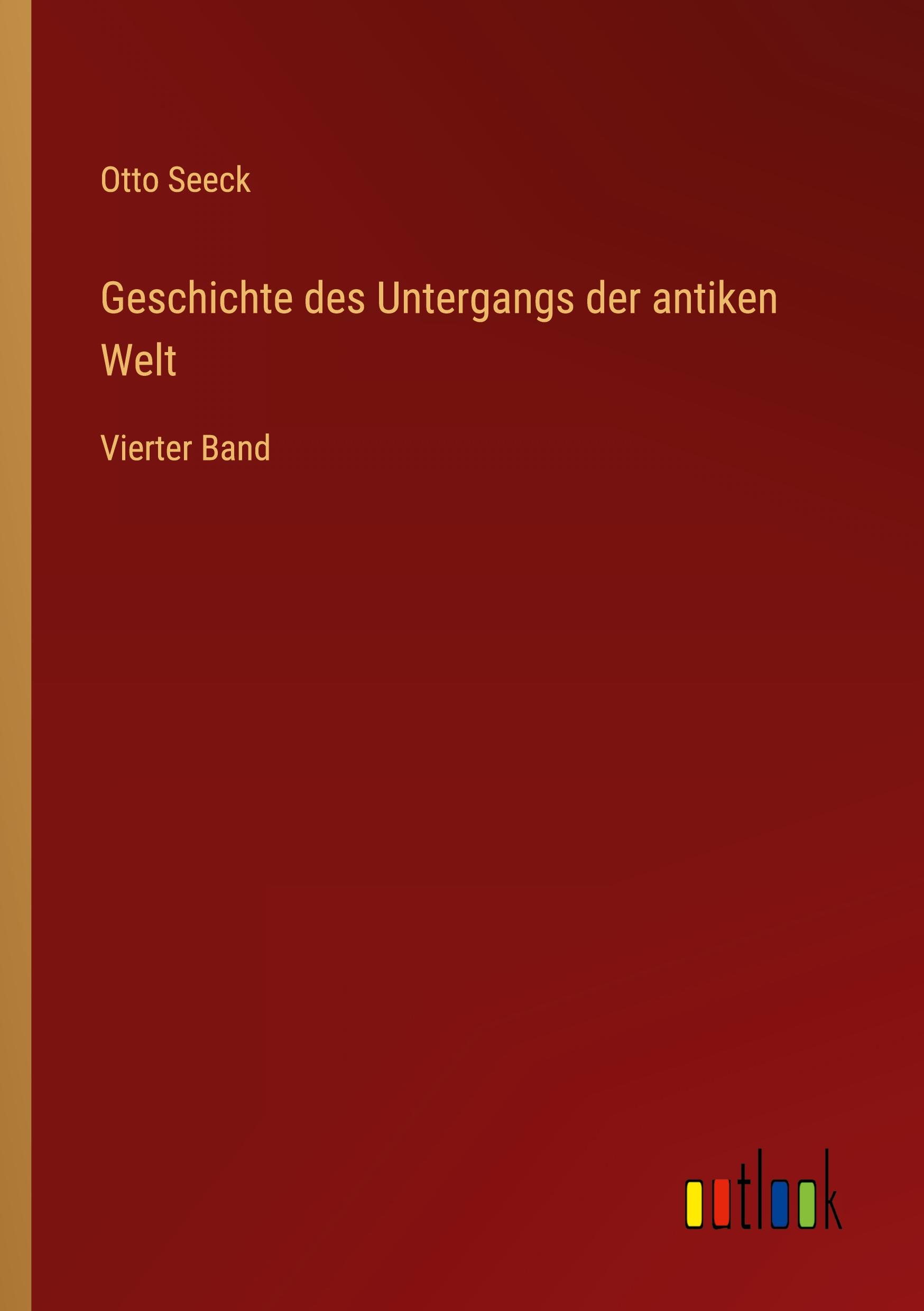 Vorderes Coverbild Geschichte des Untergangs der antiken Welt