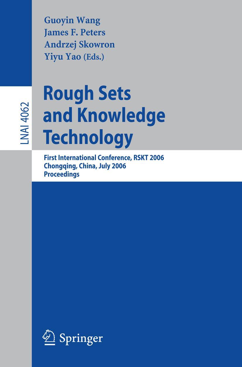 Vorderes Coverbild Rough Sets and Knowledge Technology