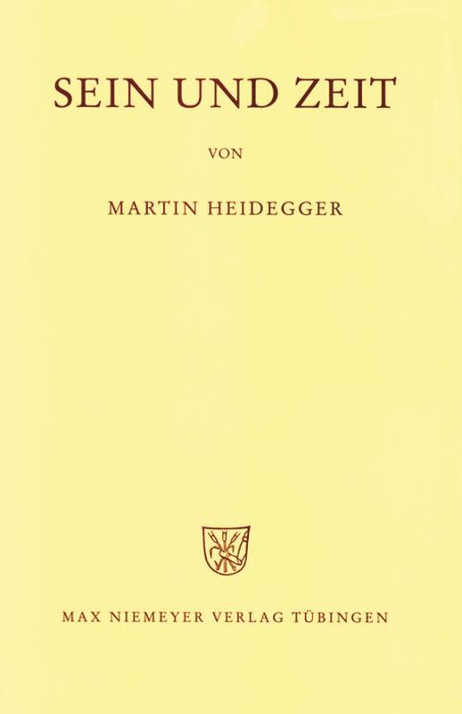 Vorderes Coverbild Gesamtausgabe Abt. 1 Veröffentlichte Schriften Bd. 2. Sein und Zeit