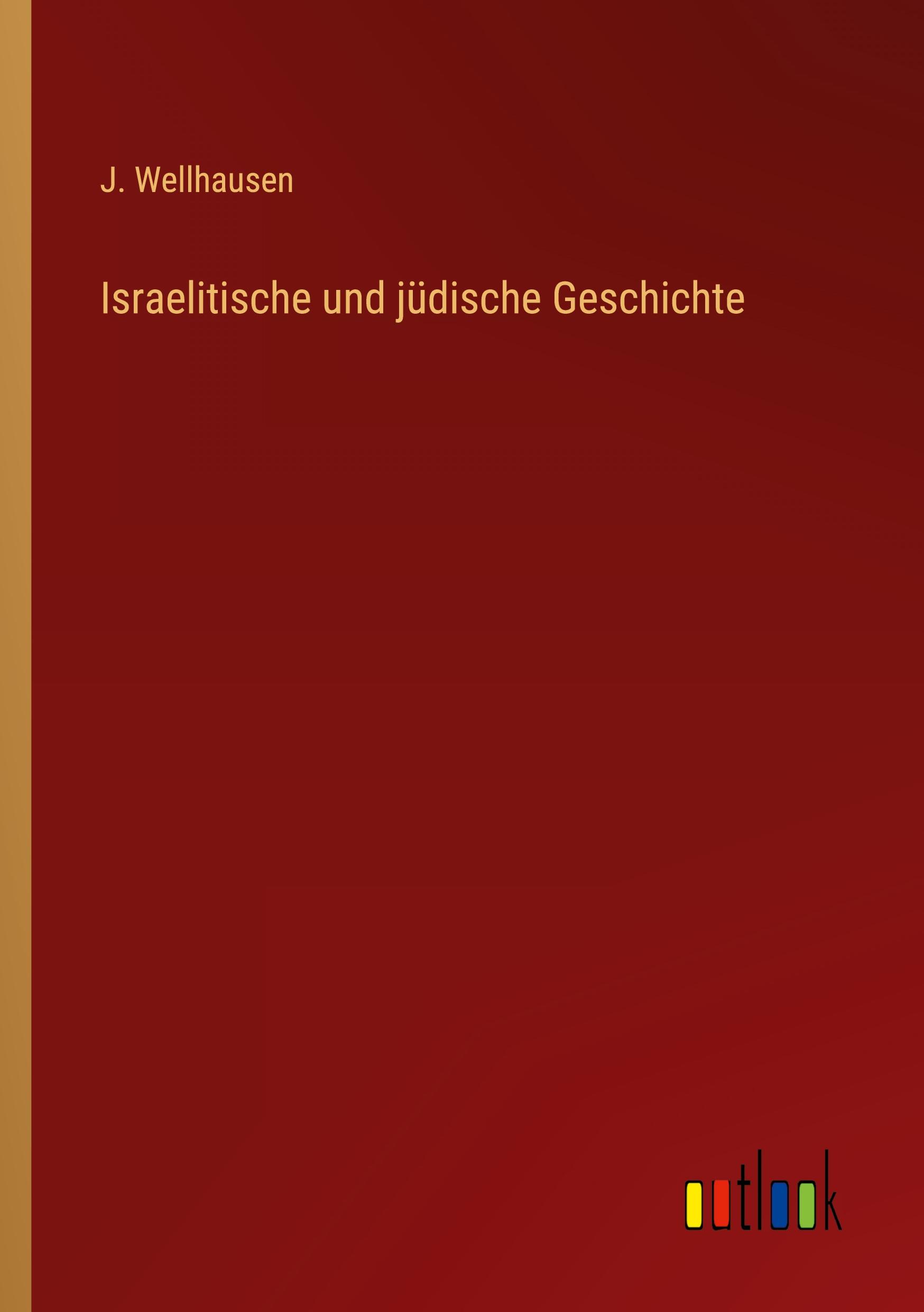 Vorderes Coverbild Israelitische und jüdische Geschichte