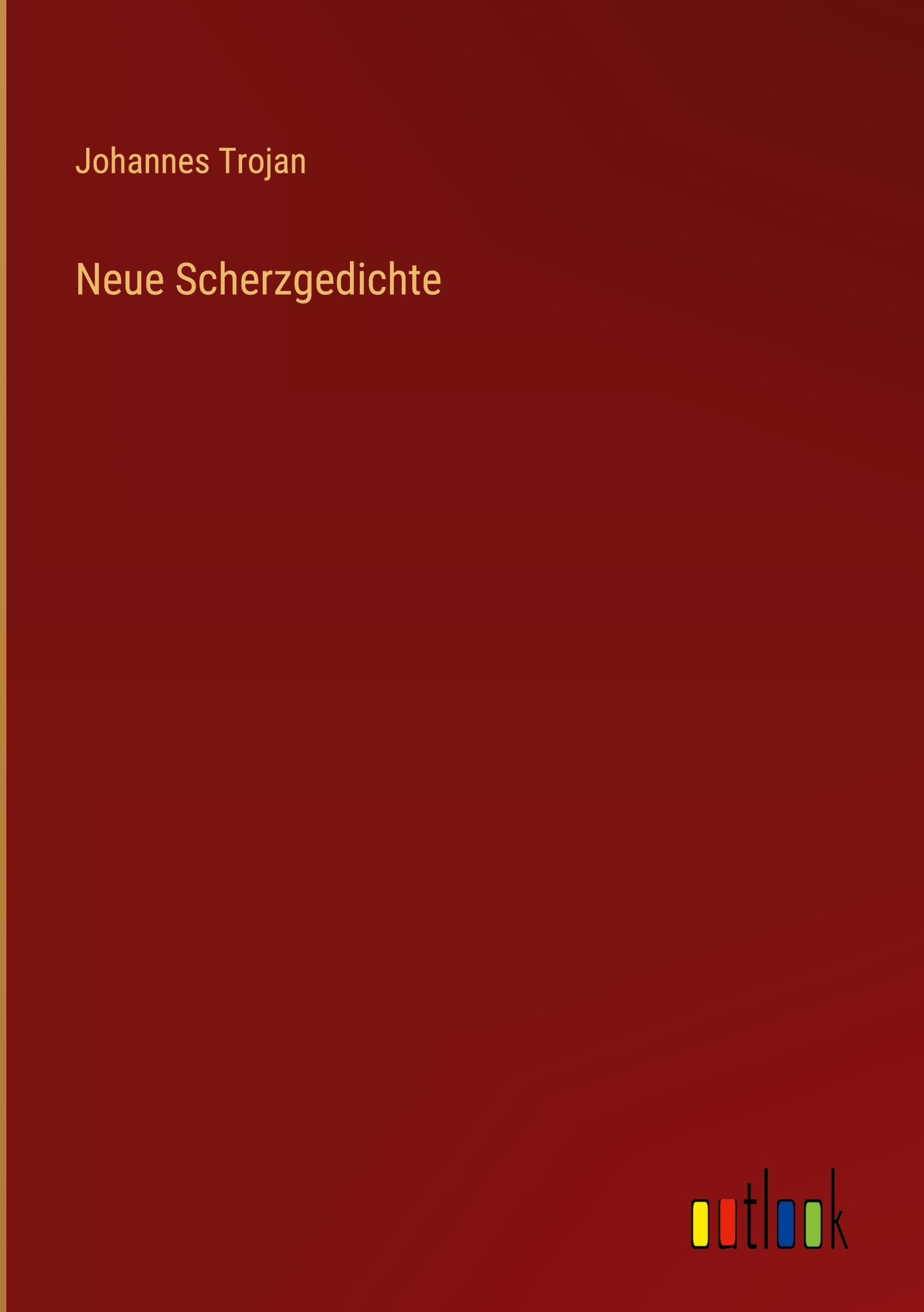 Vorderes Coverbild Neue Scherzgedichte