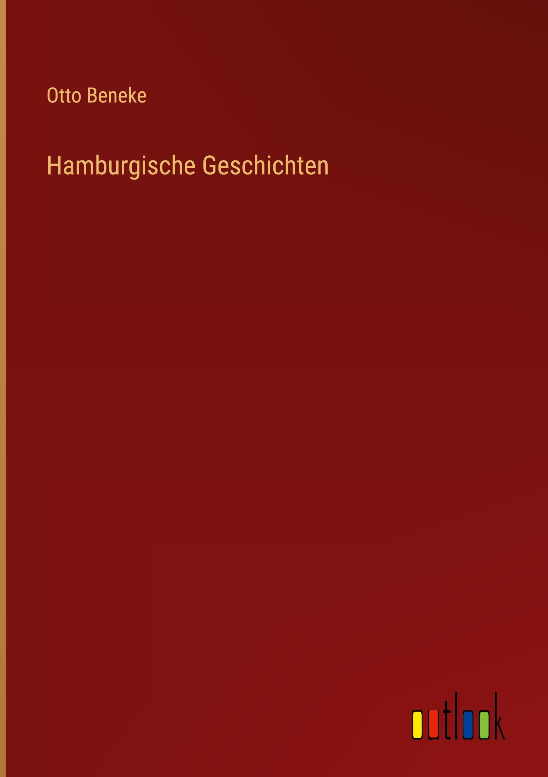 Vorderes Coverbild Hamburgische Geschichten