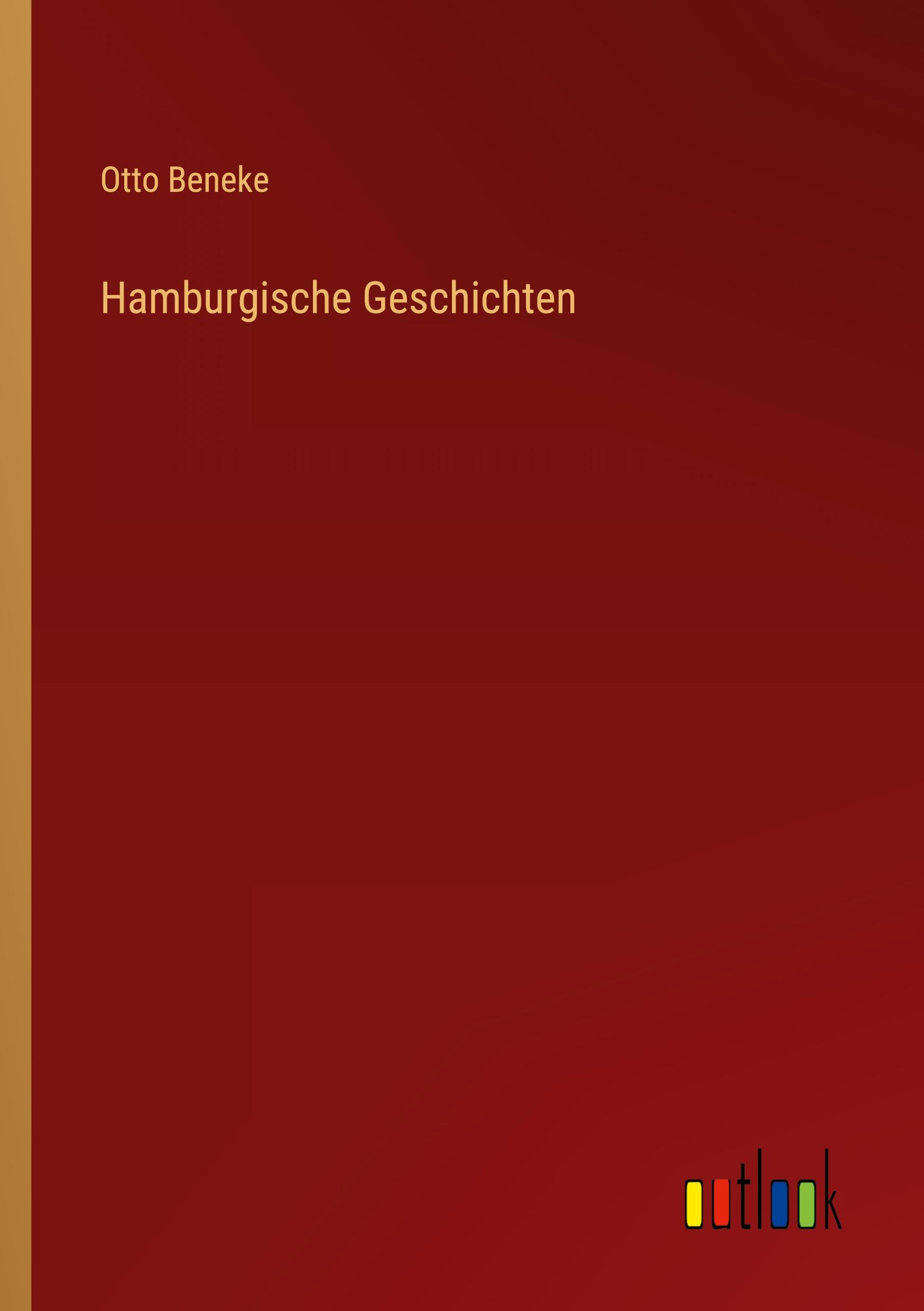 Vorderes Coverbild Hamburgische Geschichten