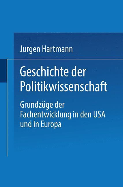 Vorderes Coverbild Geschichte der Politikwissenschaft